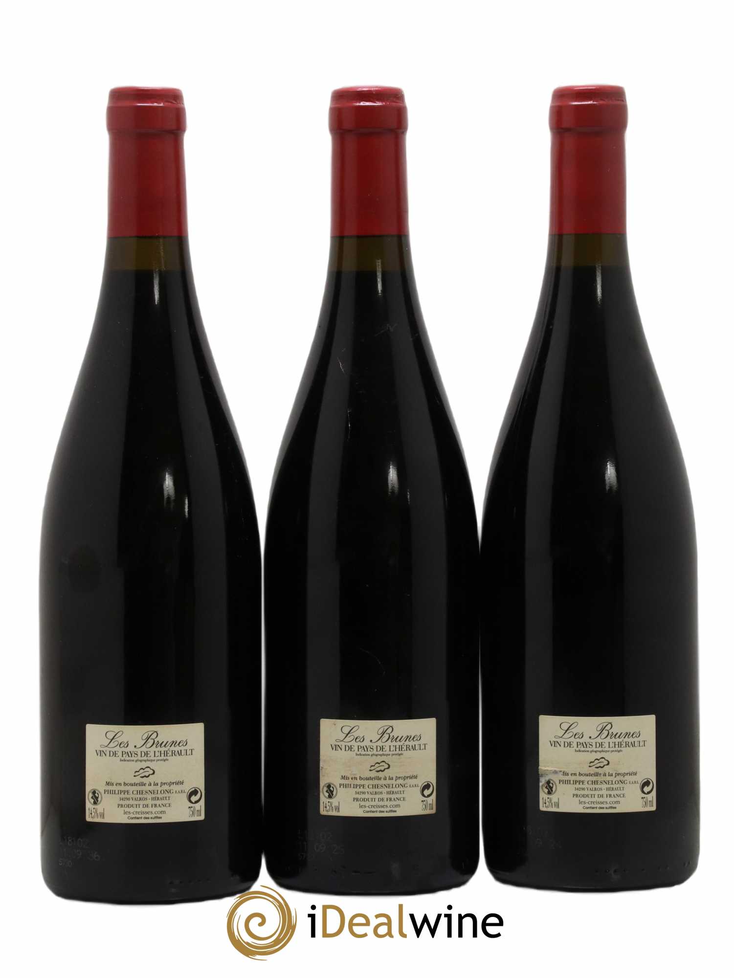 Vin de France Les Brunes Les Creisses (Domaine) 2016 - Lot de 12 bouteilles - 6