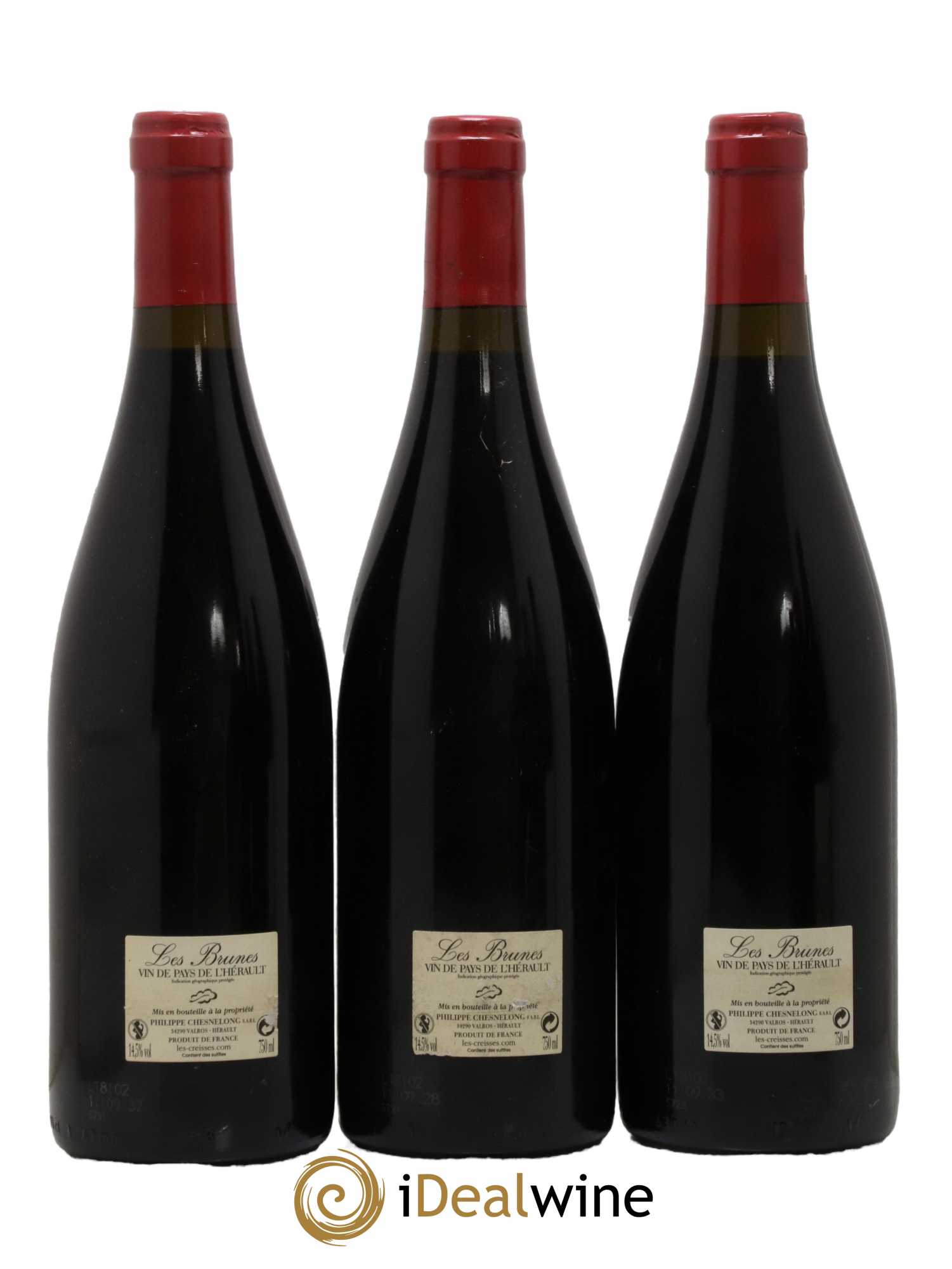 Vin de France Les Brunes Les Creisses (Domaine) 2016 - Lot de 12 bouteilles - 8