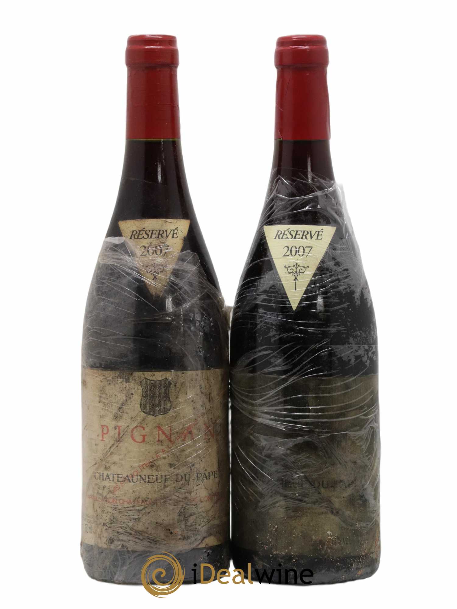 Châteauneuf-du-Pape Pignan Emmanuel Reynaud 2007 - Lot de 2 bouteilles - 0