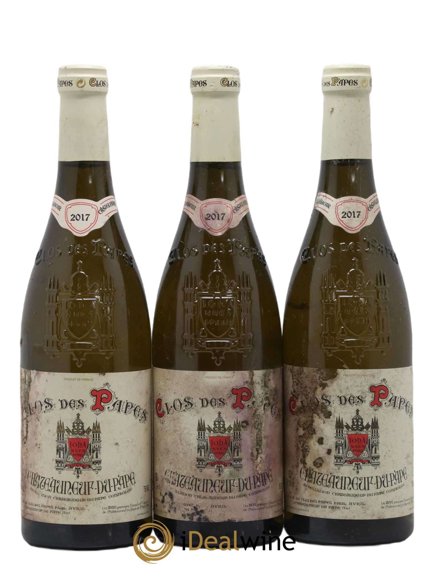 Châteauneuf-du-Pape Clos des Papes - Paul Avril 2017 - Lot de 12 bouteilles - 2