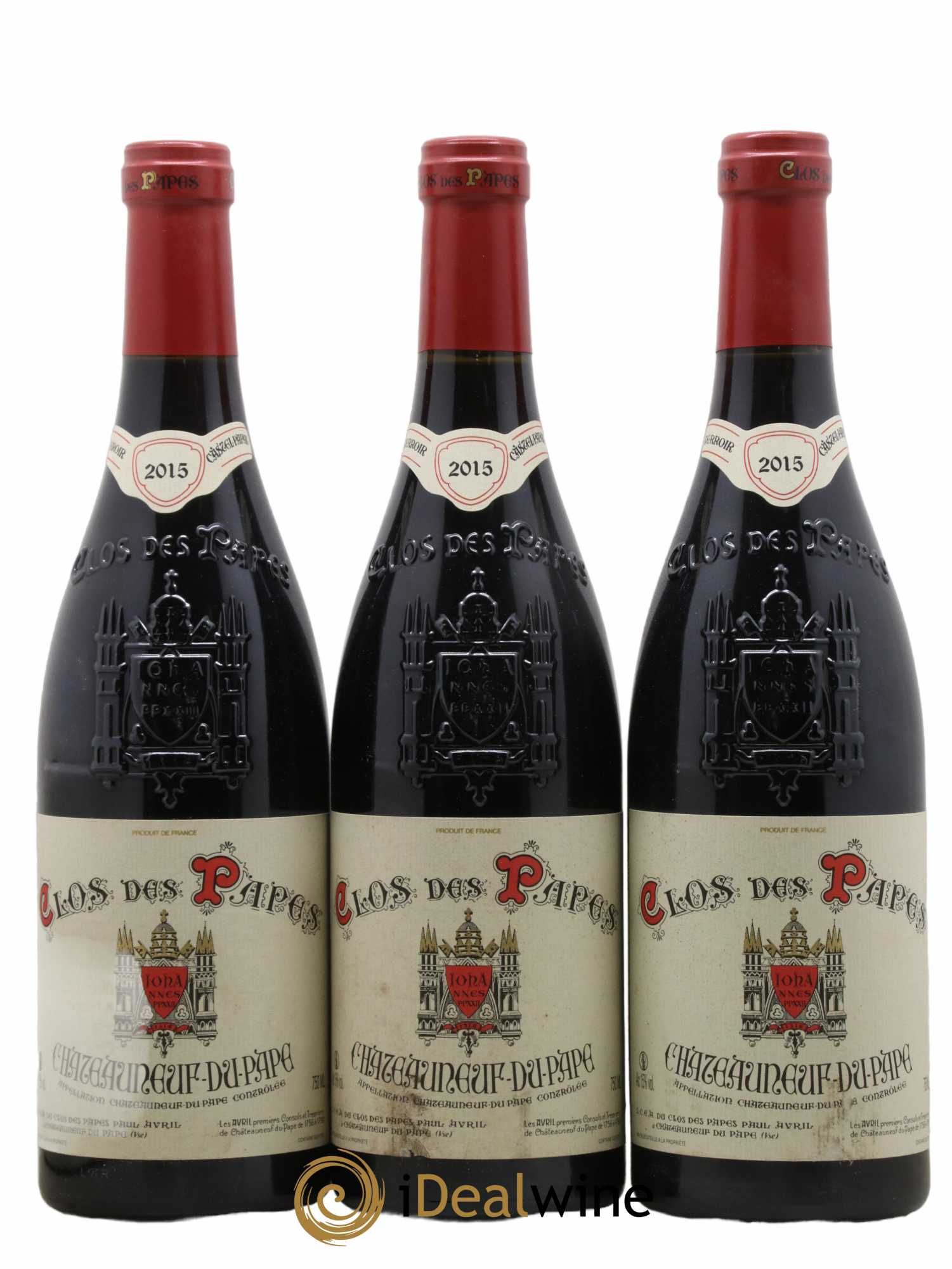Châteauneuf-du-Pape Clos des Papes - Paul Avril 2015 - Lot de 6 bouteilles - 2