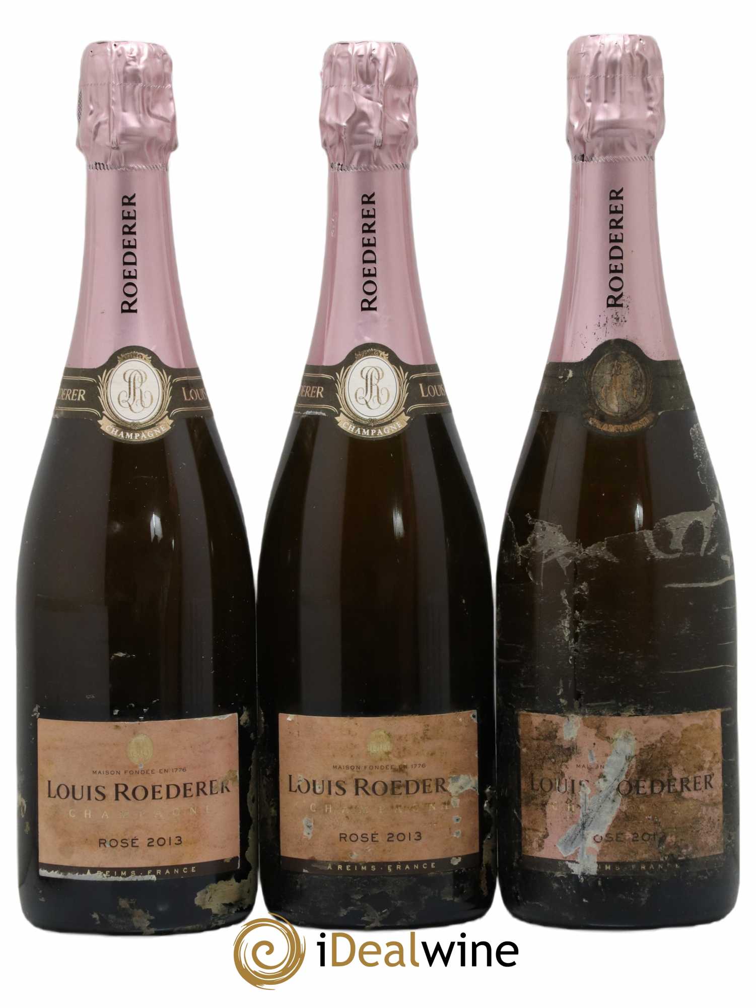 Rosé Brut Louis Roederer 2013 - Lot de 3 bouteilles - 0