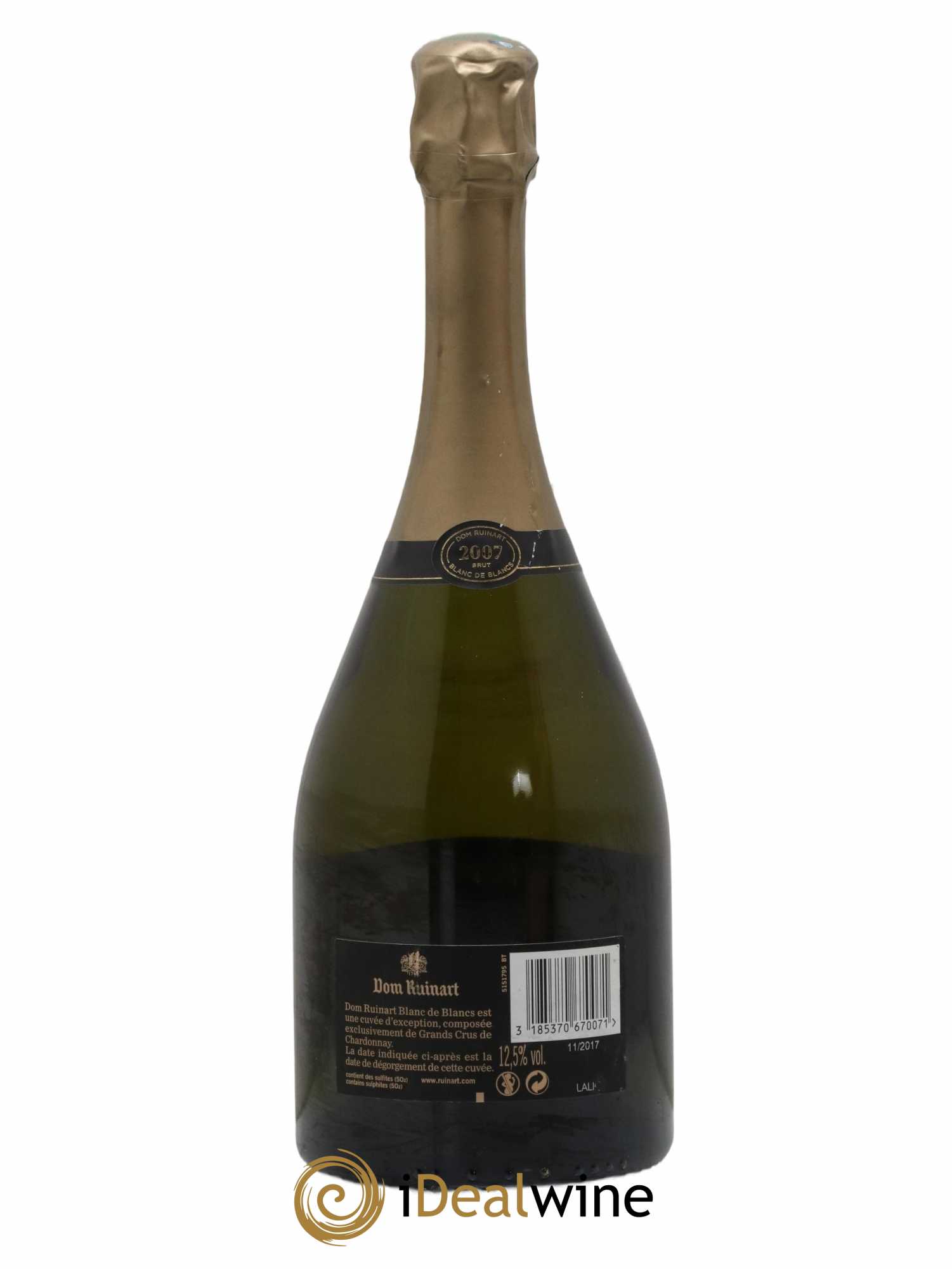 Dom Ruinart Brut Ruinart 2007 - Lot de 1 bouteille - 1