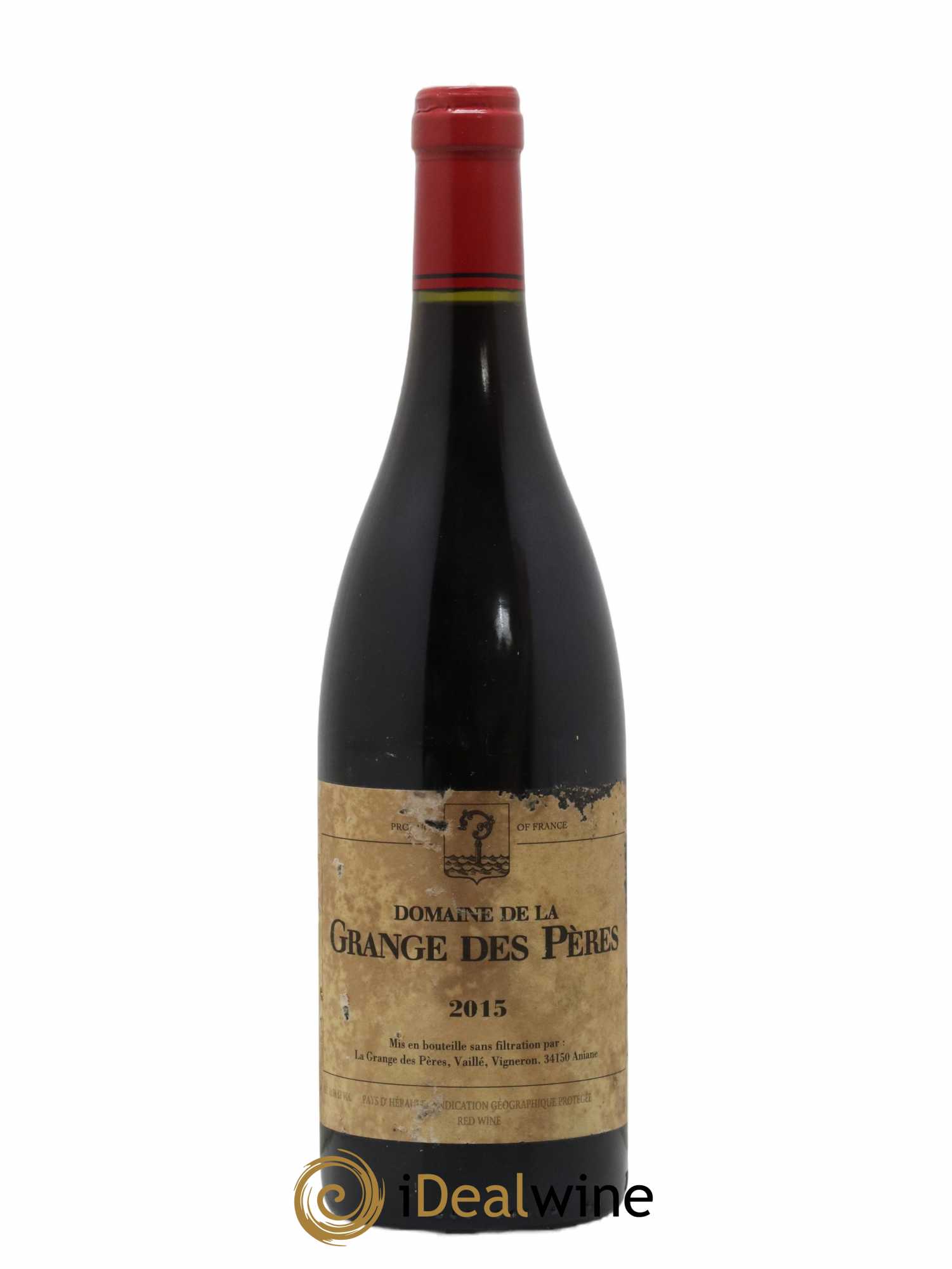 Pays d'Hérault Grange des Pères Laurent Vaillé 2015 - Lot de 1 bouteille - 0
