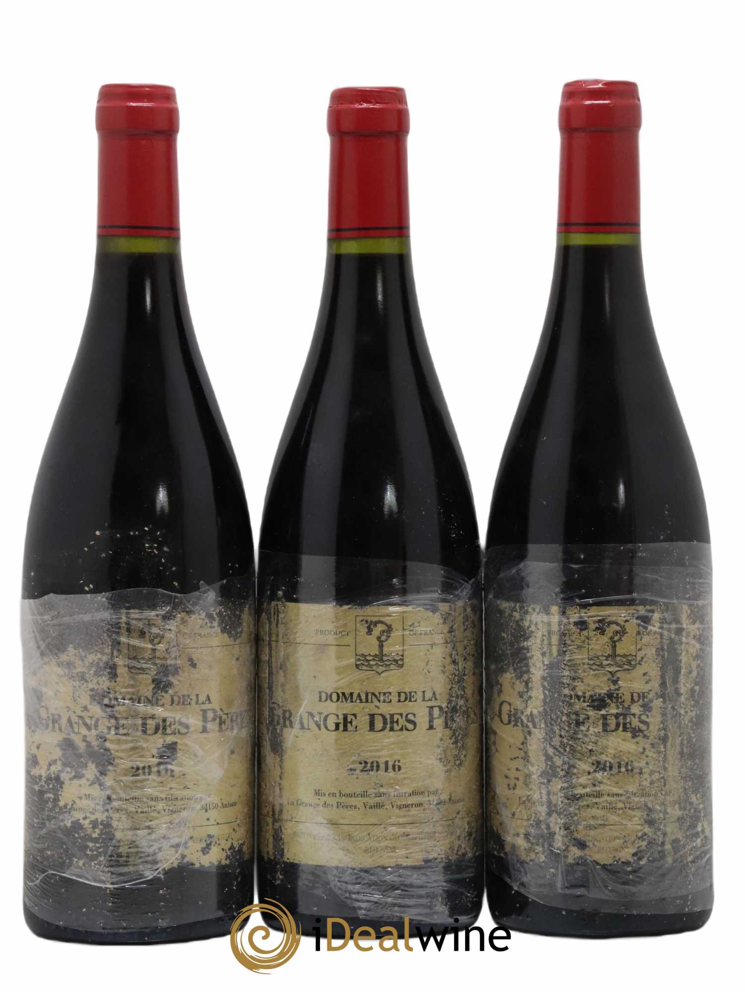 Pays d'Hérault Grange des Pères Laurent Vaillé 2016 - Lot de 3 bouteilles - 0