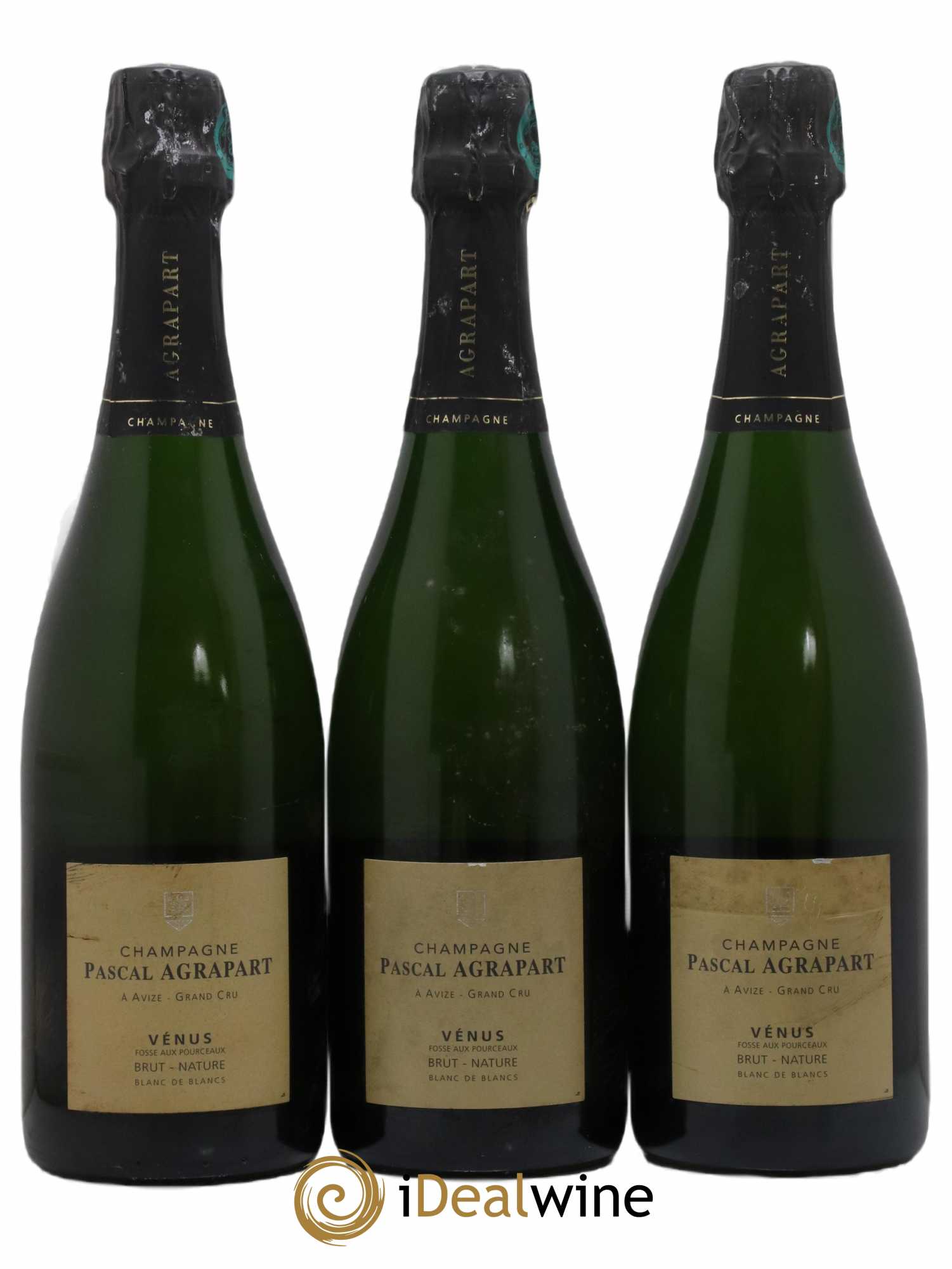 Vénus Blanc de Blancs Brut Nature Pascal Agrapart 2013 - Lot de 3 bouteilles - 0