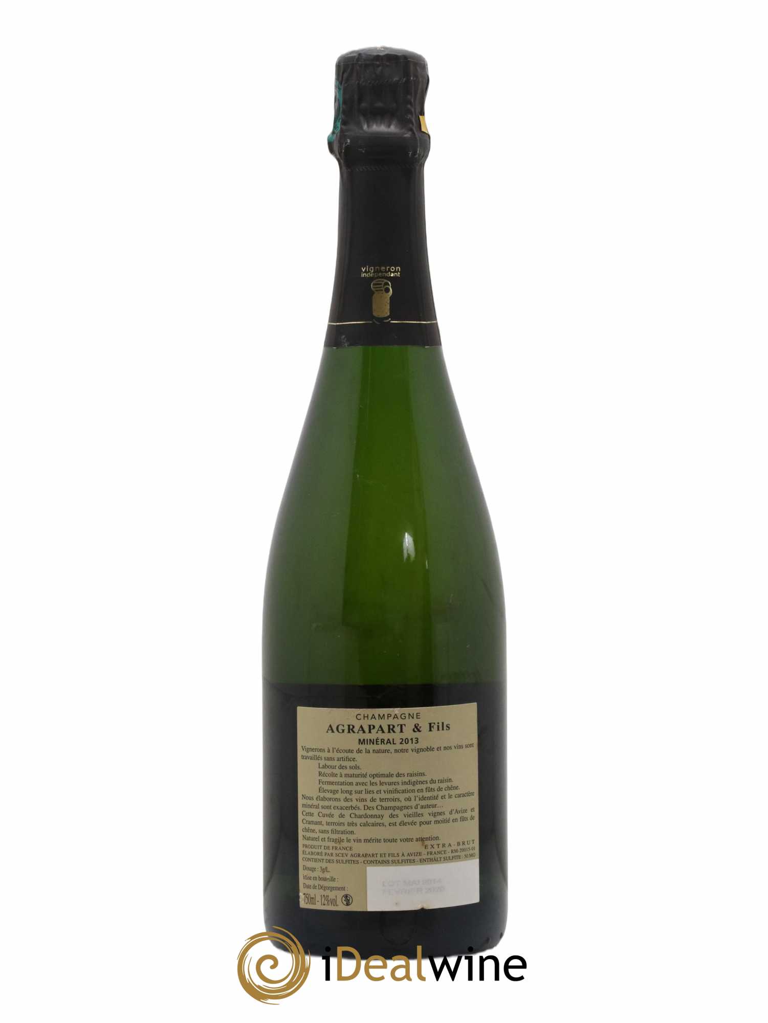 Minéral Blanc de Blancs Extra-Brut Agrapart & Fils 2013 - Lot de 1 bouteille - 1