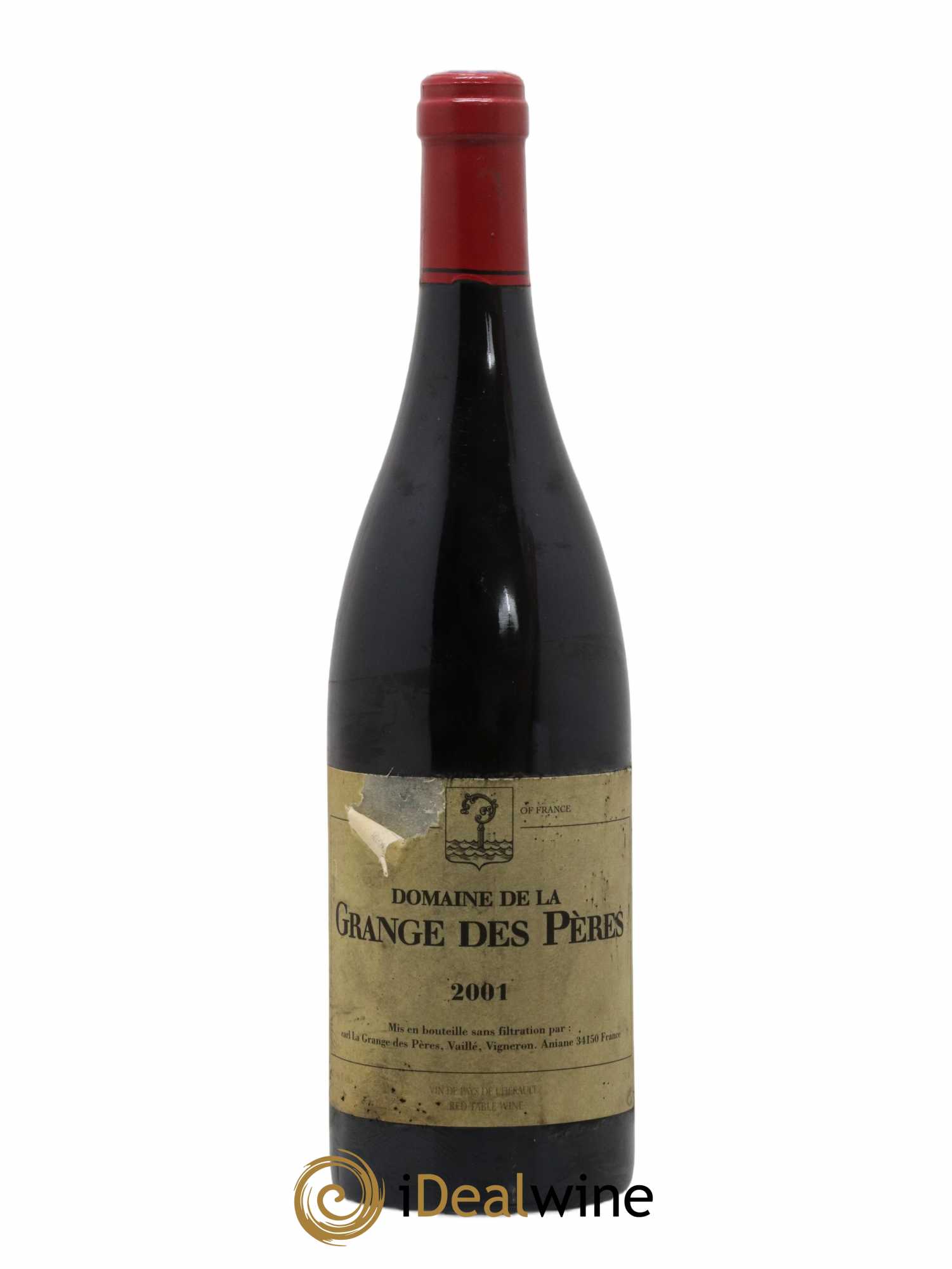 Pays d'Hérault Grange des Pères Laurent Vaillé 2001 - Lot de 1 bouteille - 0