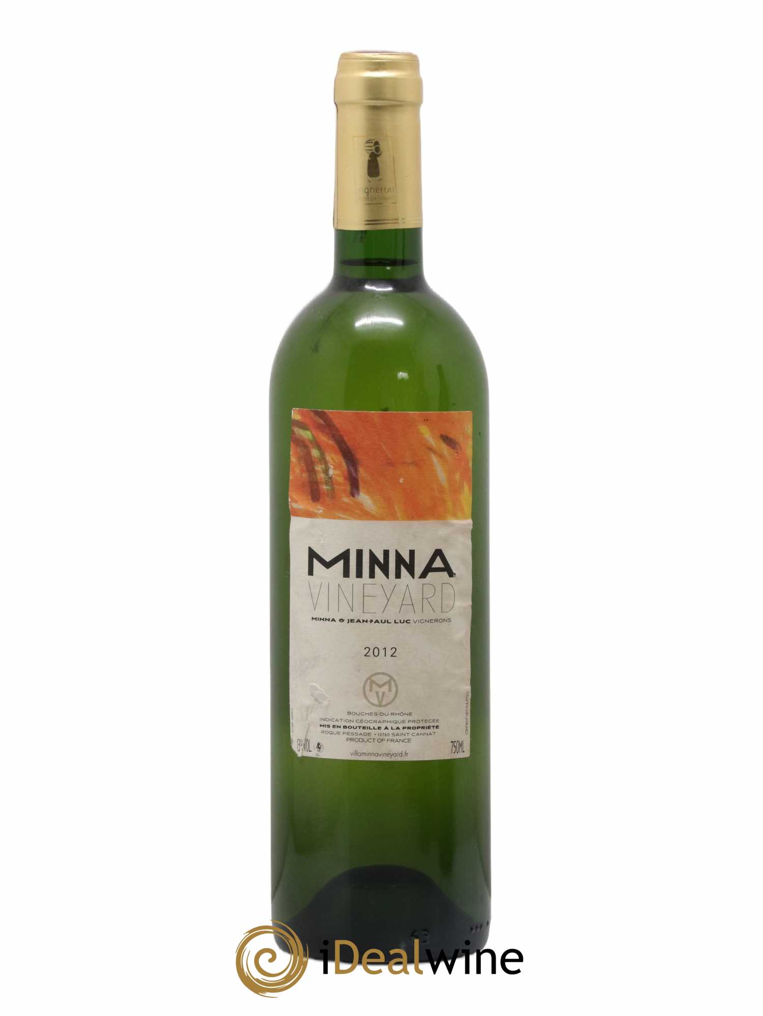Bouches du Rhône Minna Vineyard 2012 - Lot de 1 bouteille - 0