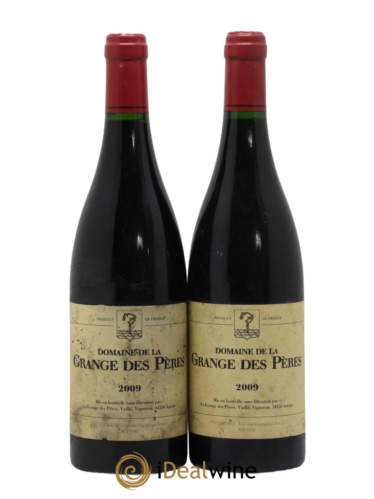 Pays d'Hérault Grange des Pères Laurent Vaillé 2009 - Lot de 2 bouteilles - 0