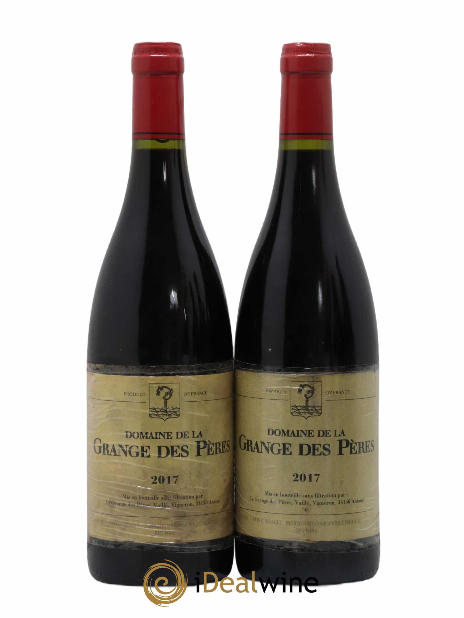 Pays d'Hérault Grange des Pères Laurent Vaillé 2017 - Lot de 2 bouteilles - 0