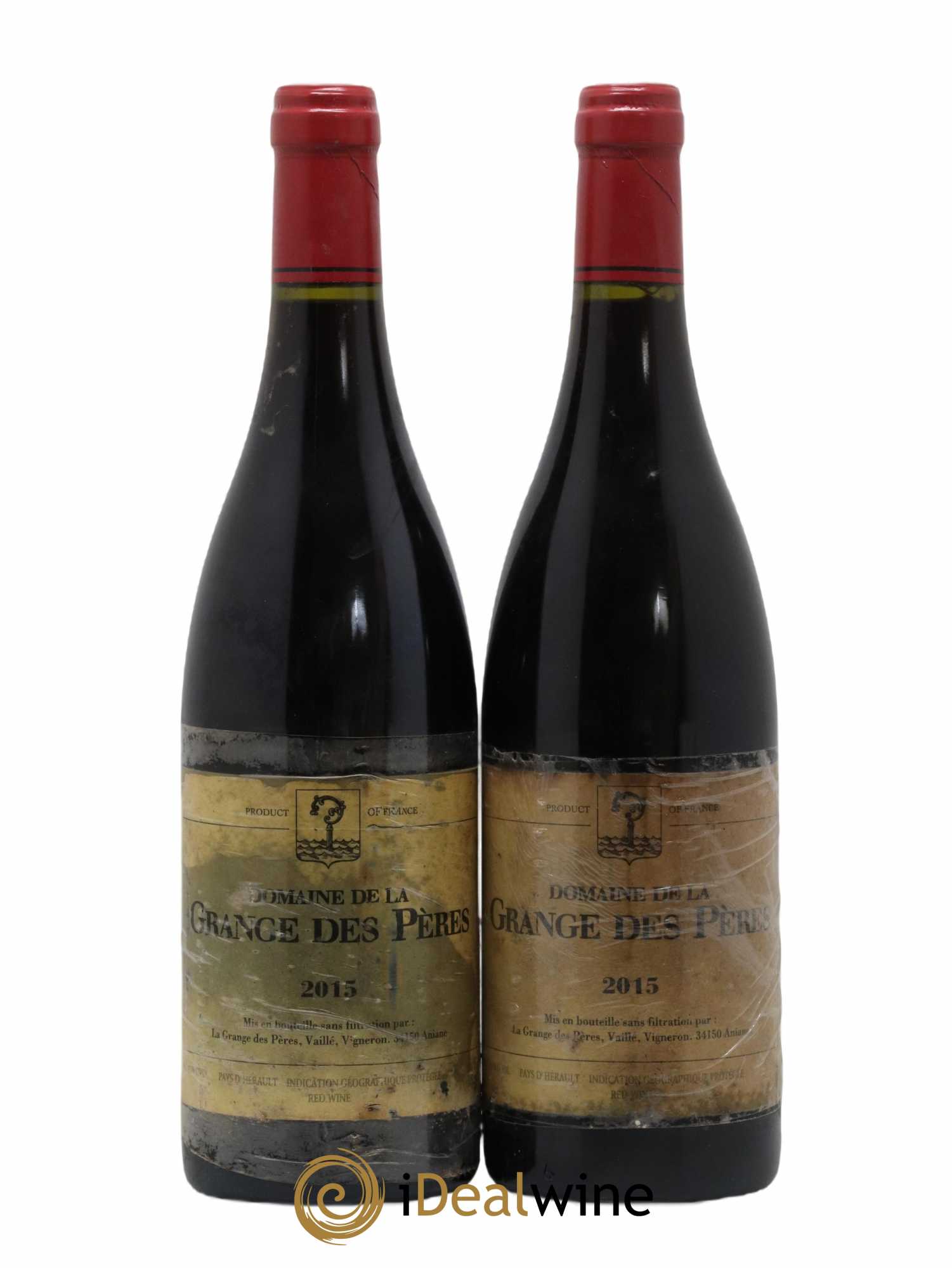 Pays d'Hérault Grange des Pères Laurent Vaillé 2015 - Lot de 2 bouteilles - 0