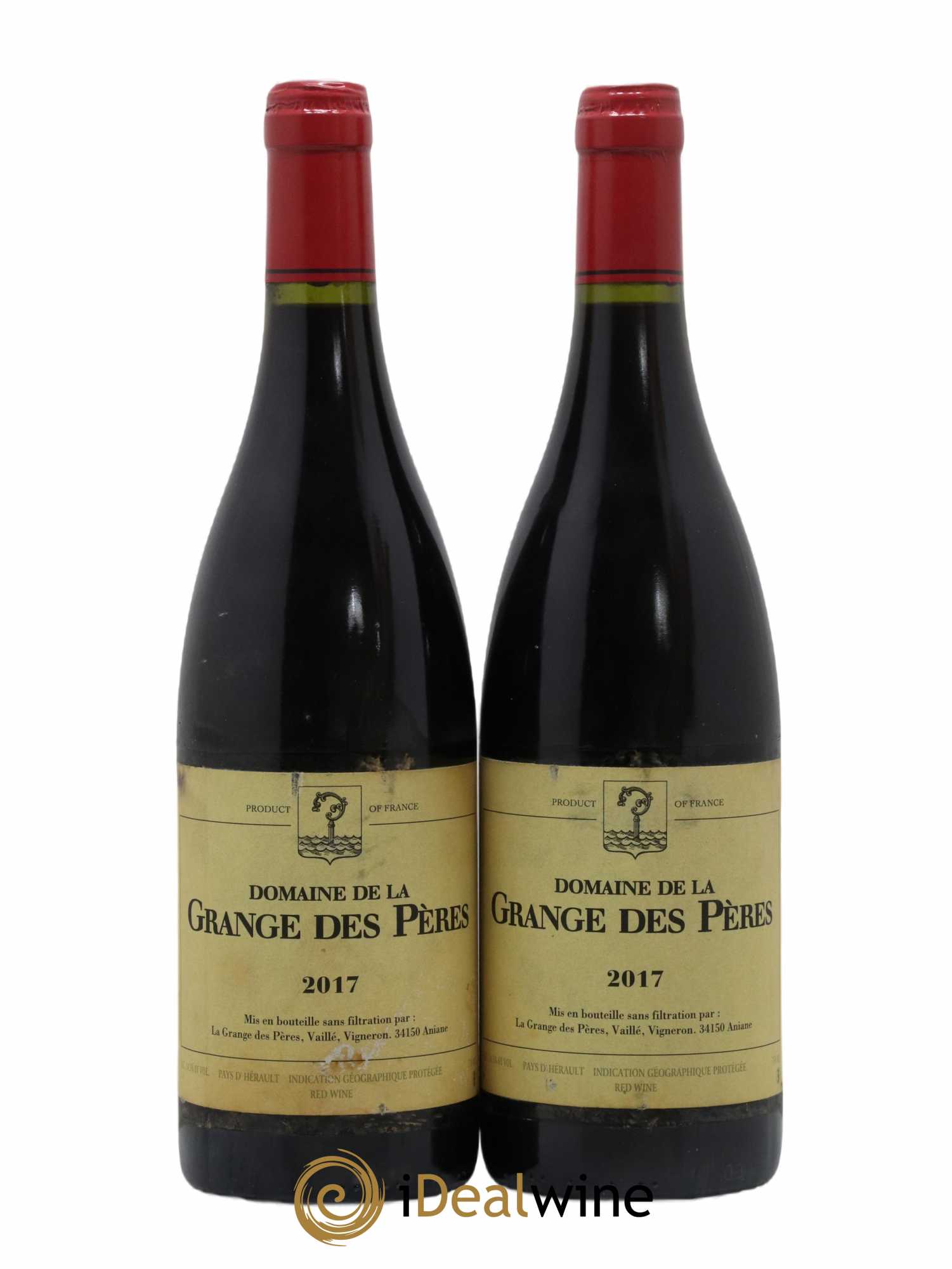 Pays d'Hérault Grange des Pères Laurent Vaillé 2017 - Lot de 2 bouteilles - 0