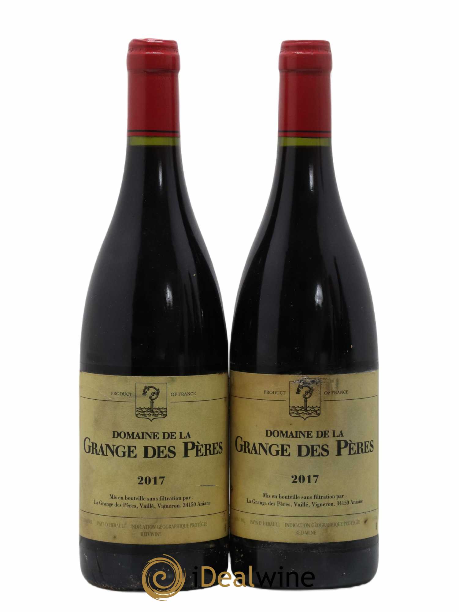 Pays d'Hérault Grange des Pères Laurent Vaillé 2017 - Lot de 2 bouteilles - 0