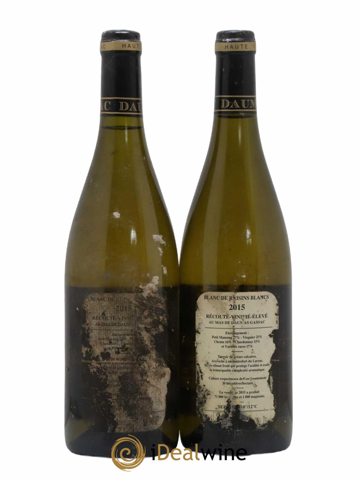 Saint-Guilhem-le-Désert - Cité d'Aniane Mas Daumas Gassac Famille Guibert de La Vaissière 2015 - Lot de 2 bouteilles - 1