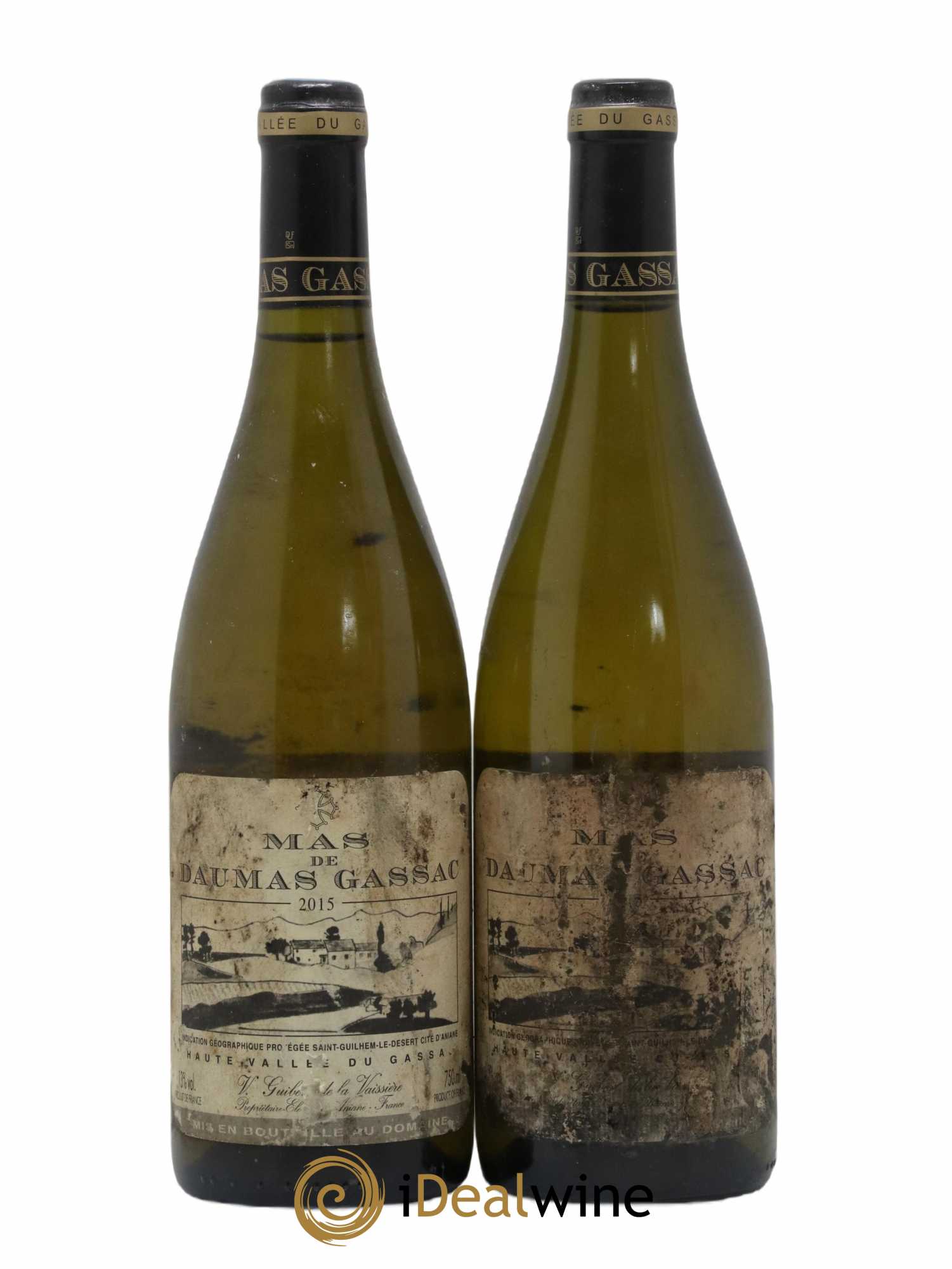 Saint-Guilhem-le-Désert - Cité d'Aniane Mas Daumas Gassac Famille Guibert de La Vaissière 2015 - Lot de 2 bouteilles - 0