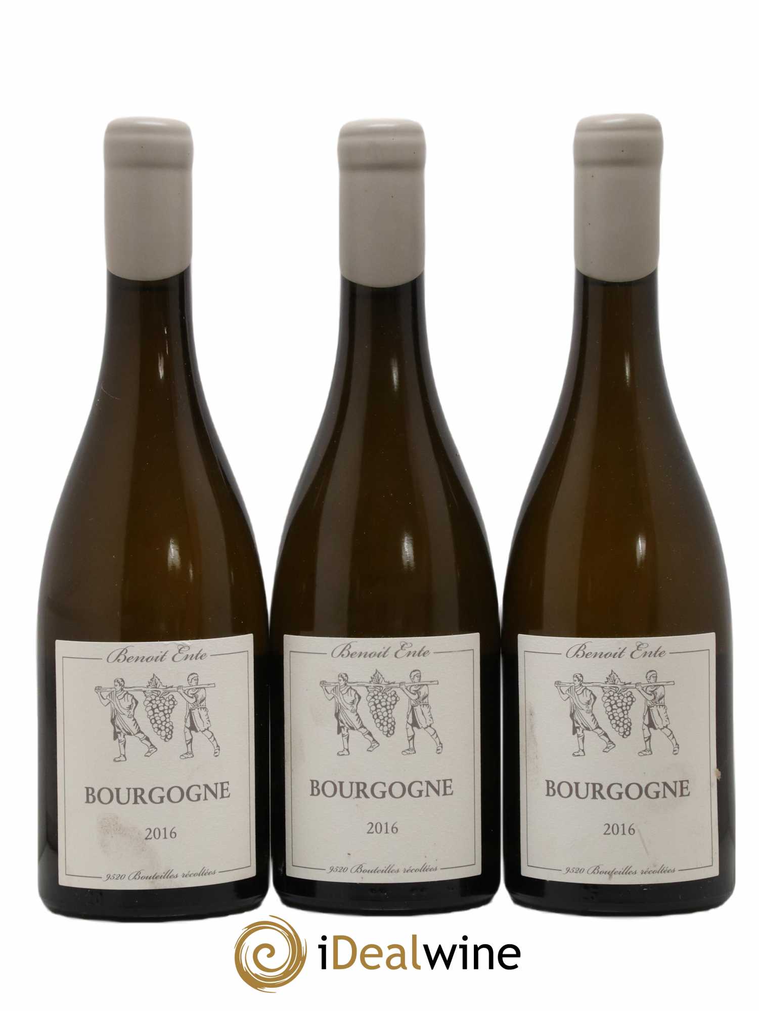 Bourgogne Chardonnay Benoit Ente 2016 - Lot de 3 bouteilles - 0