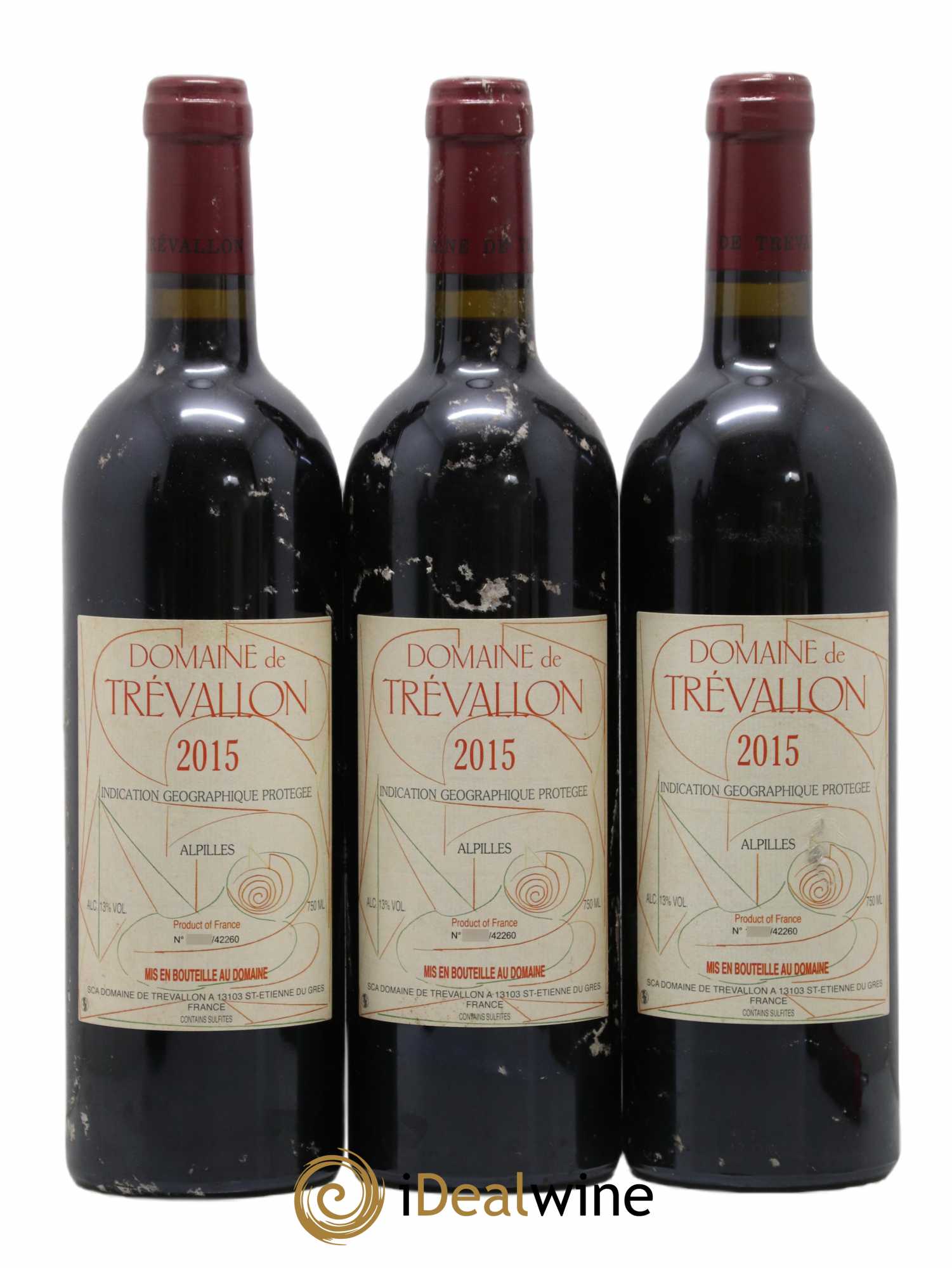 Coteaux d'Aix-en-Provence Trévallon (Domaine de) Eloi Dürrbach 2015 - Lotto di 12 bottiglie - 4
