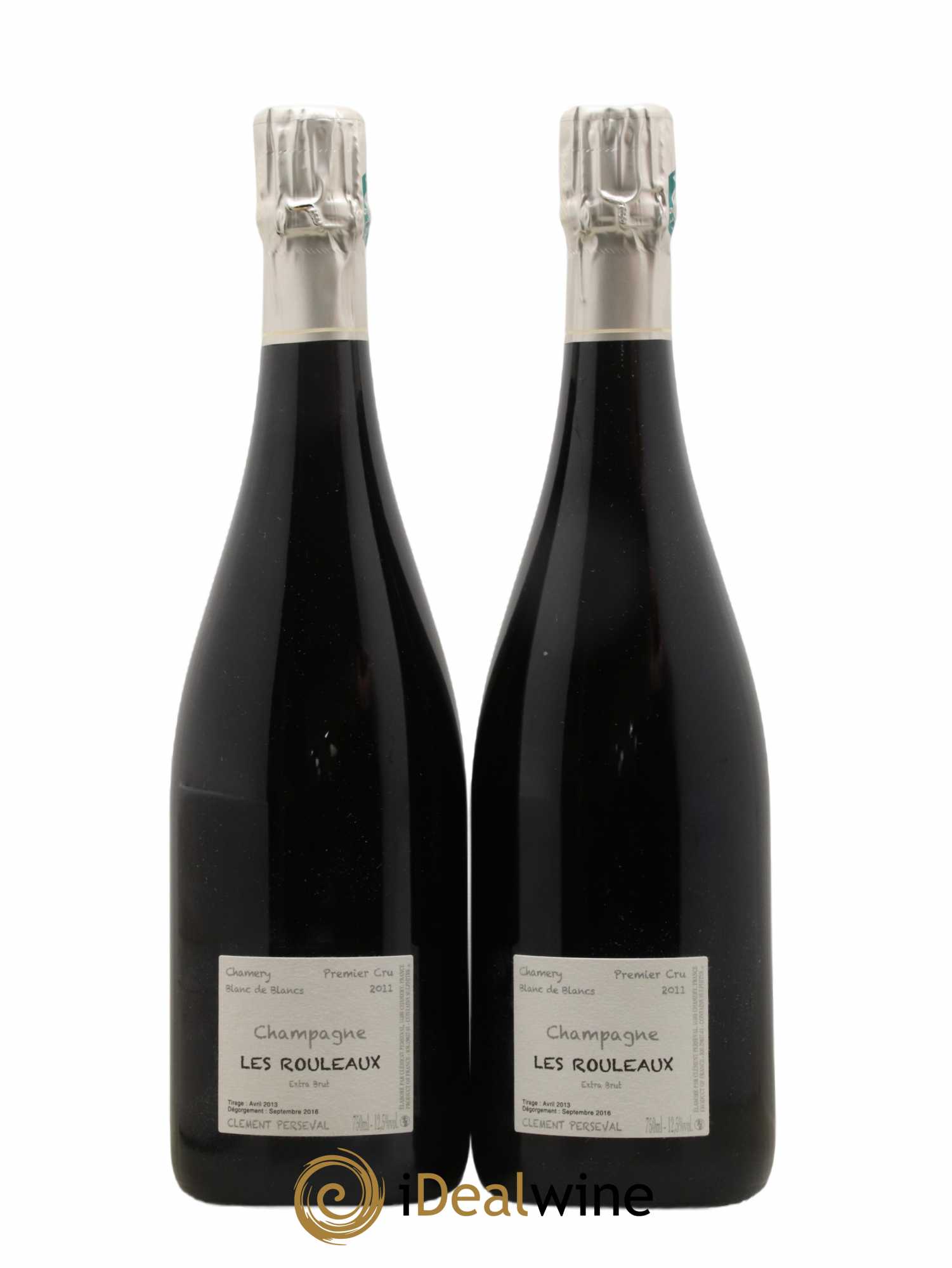 Champagne Les Rouleaux Thomas Perseval 2011 - Lot de 2 bouteilles - 0