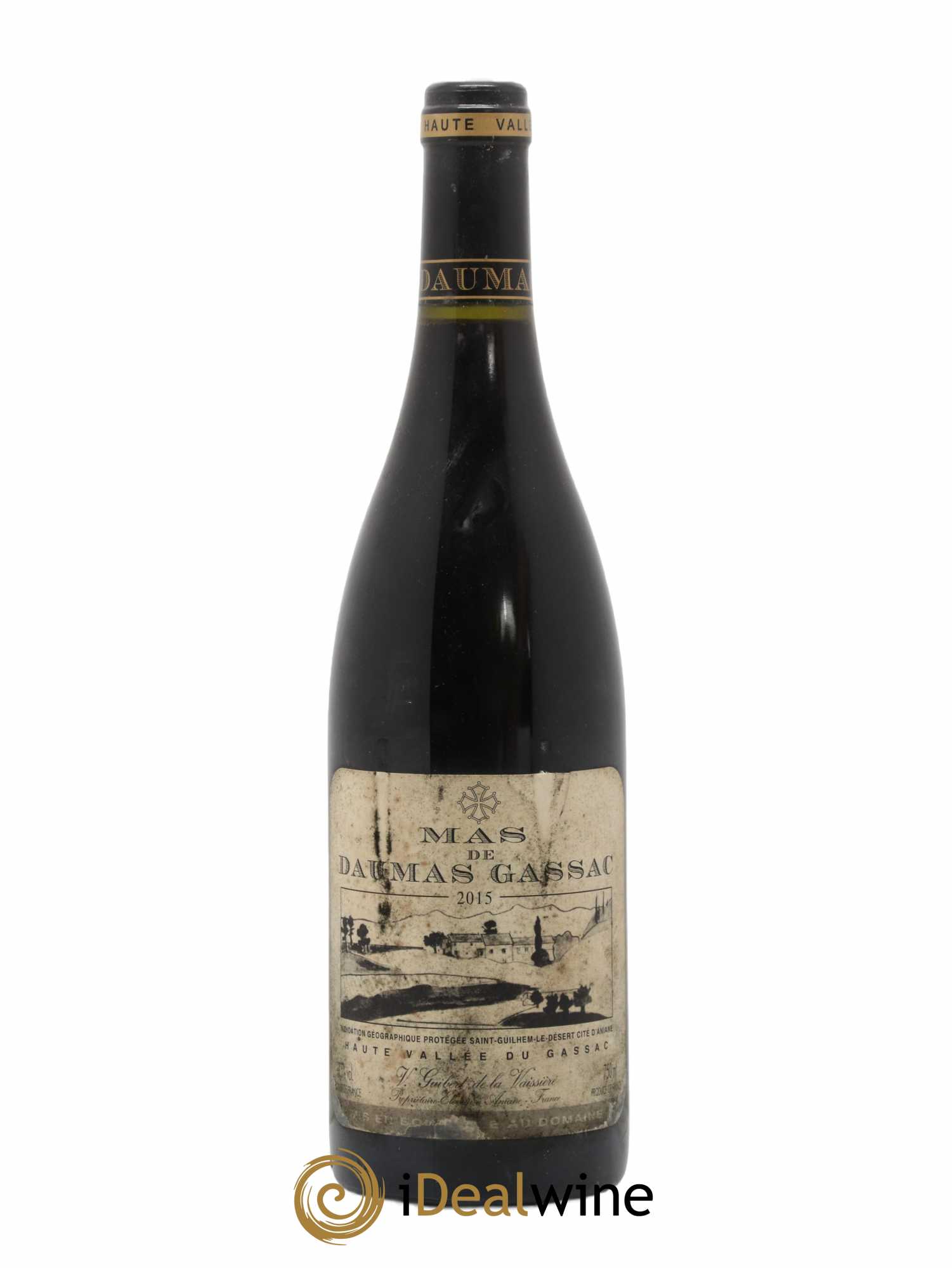 Saint-Guilhem-le-Désert - Cité d'Aniane Mas Daumas Gassac Famille Guibert de La Vaissière 2015 - Lot de 1 bouteille - 0