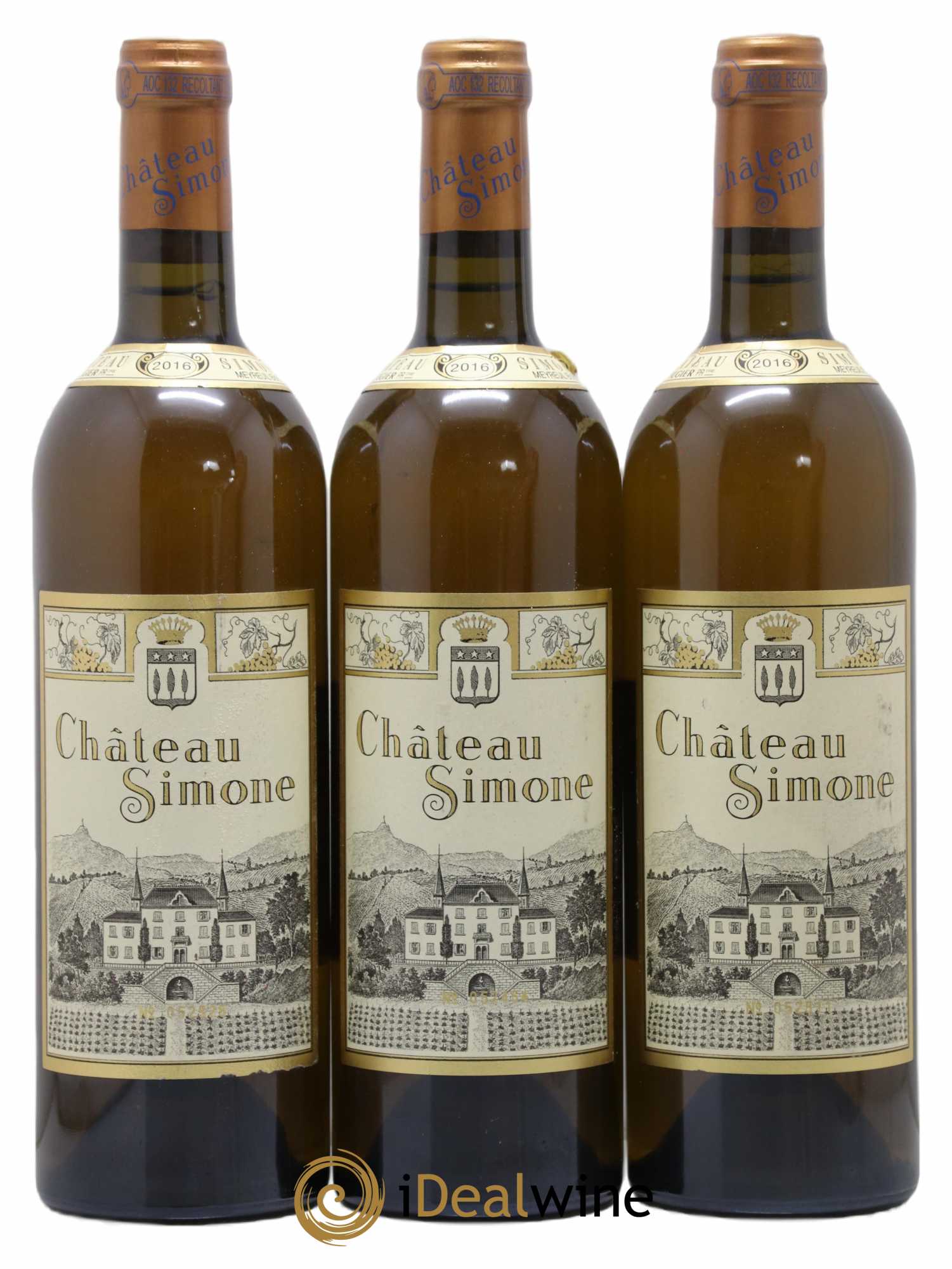 Palette Château Simone Famille Rougier 2016 - Lot de 3 bouteilles - 0