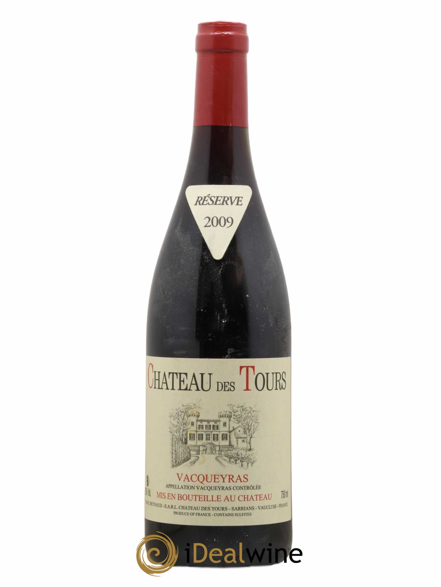 Vacqueyras Château des Tours Emmanuel Reynaud 2009 - Lot de 1 bouteille - 0
