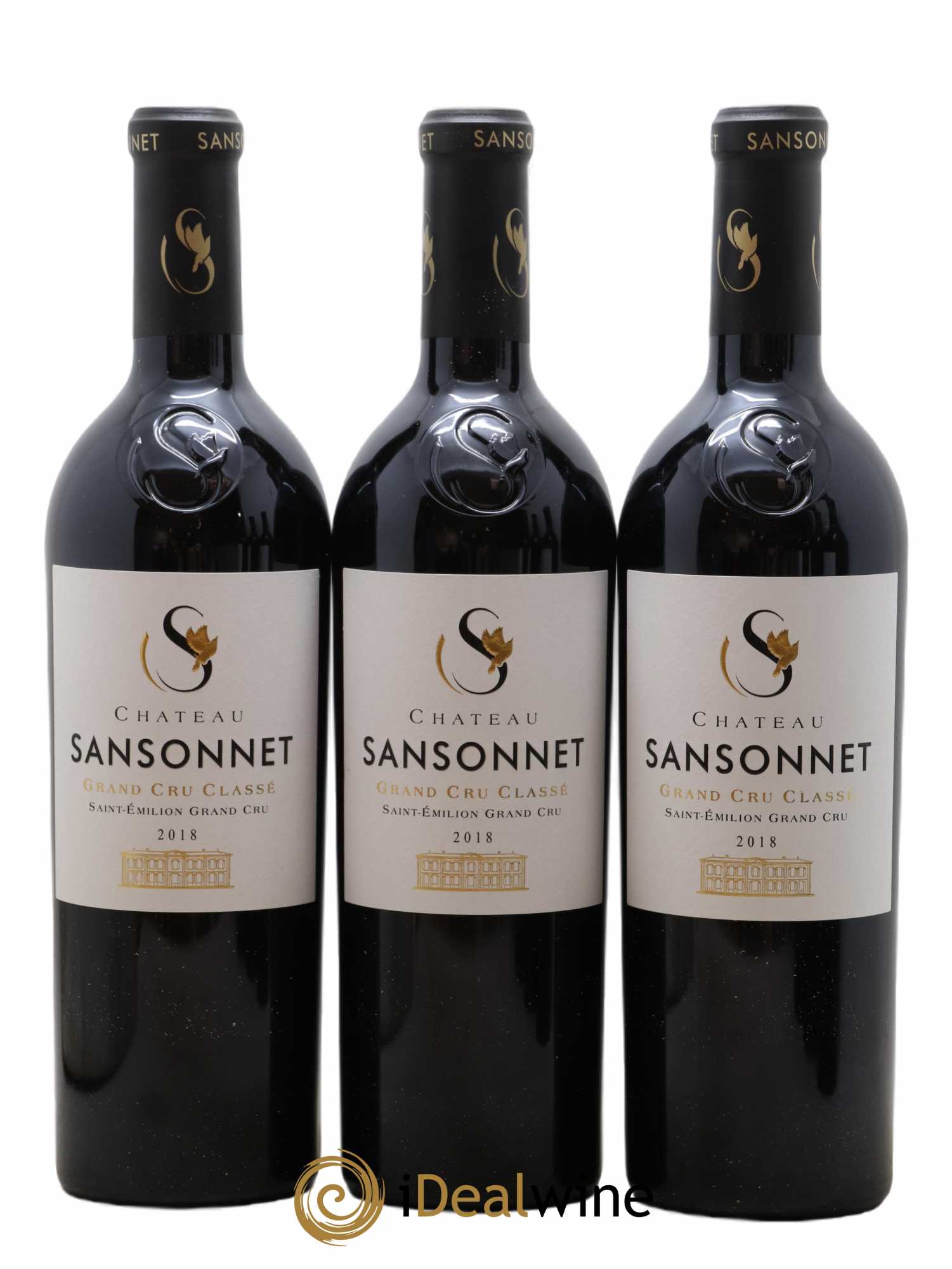 Château Sansonnet Grand Cru Classé 2018 - Lot de 6 bouteilles - 2