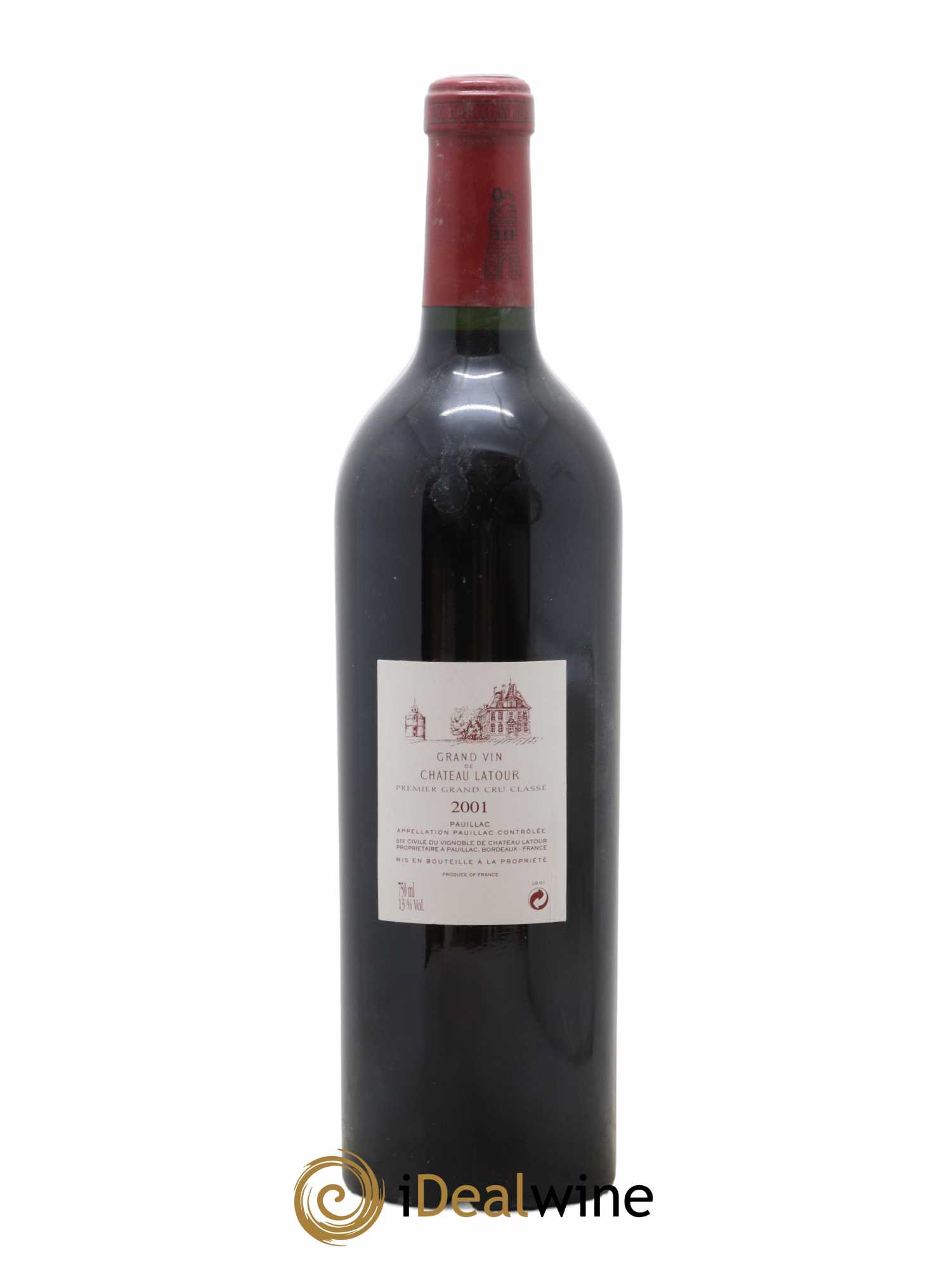 Château Latour 1er Grand Cru Classé 2001 - Lot de 1 bouteille - 1