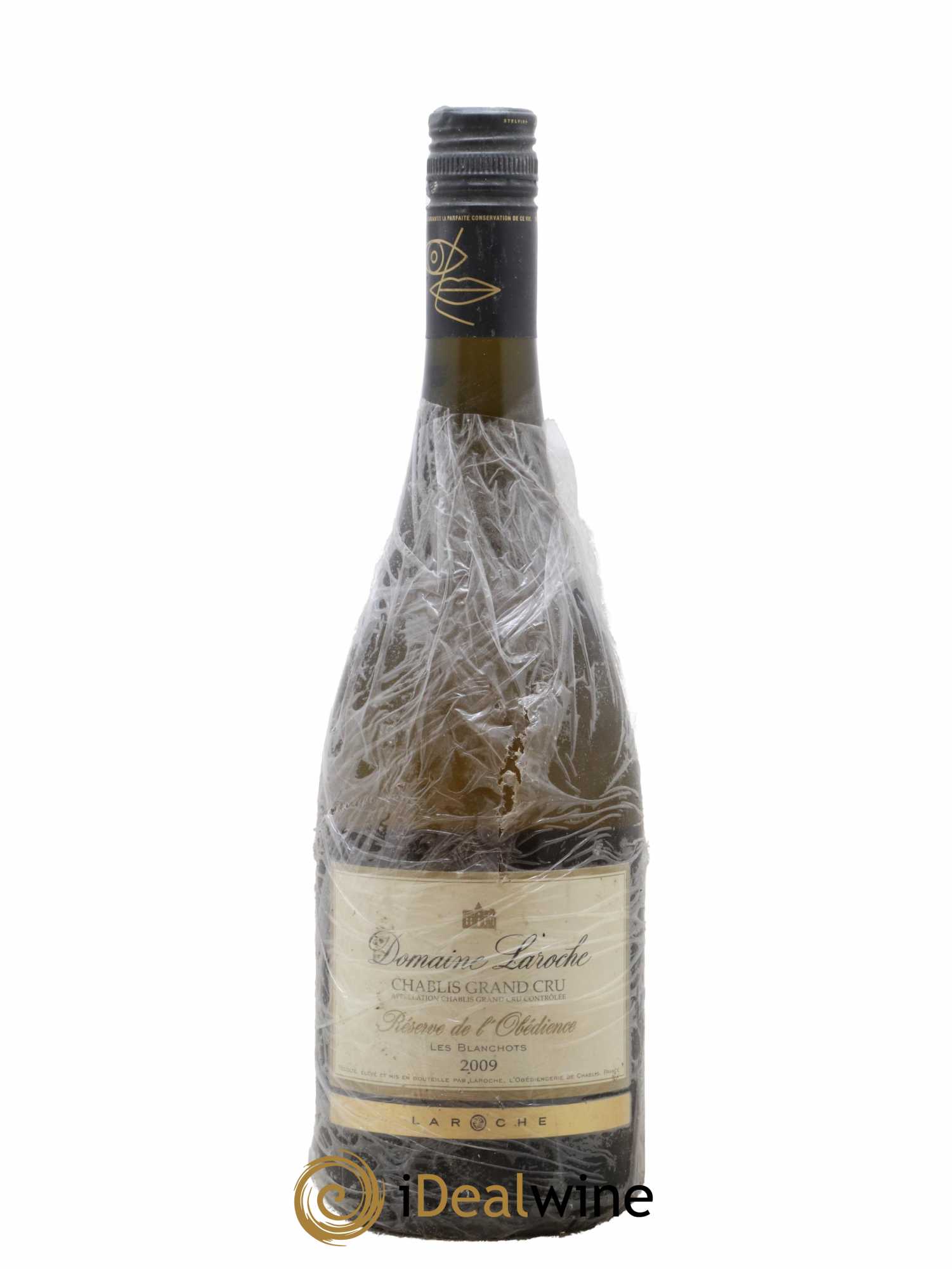 Chablis Grand Cru Les Blanchots - Réserve de l'Obédience Domaine Laroche 2009 - Lot de 1 bouteille - 0
