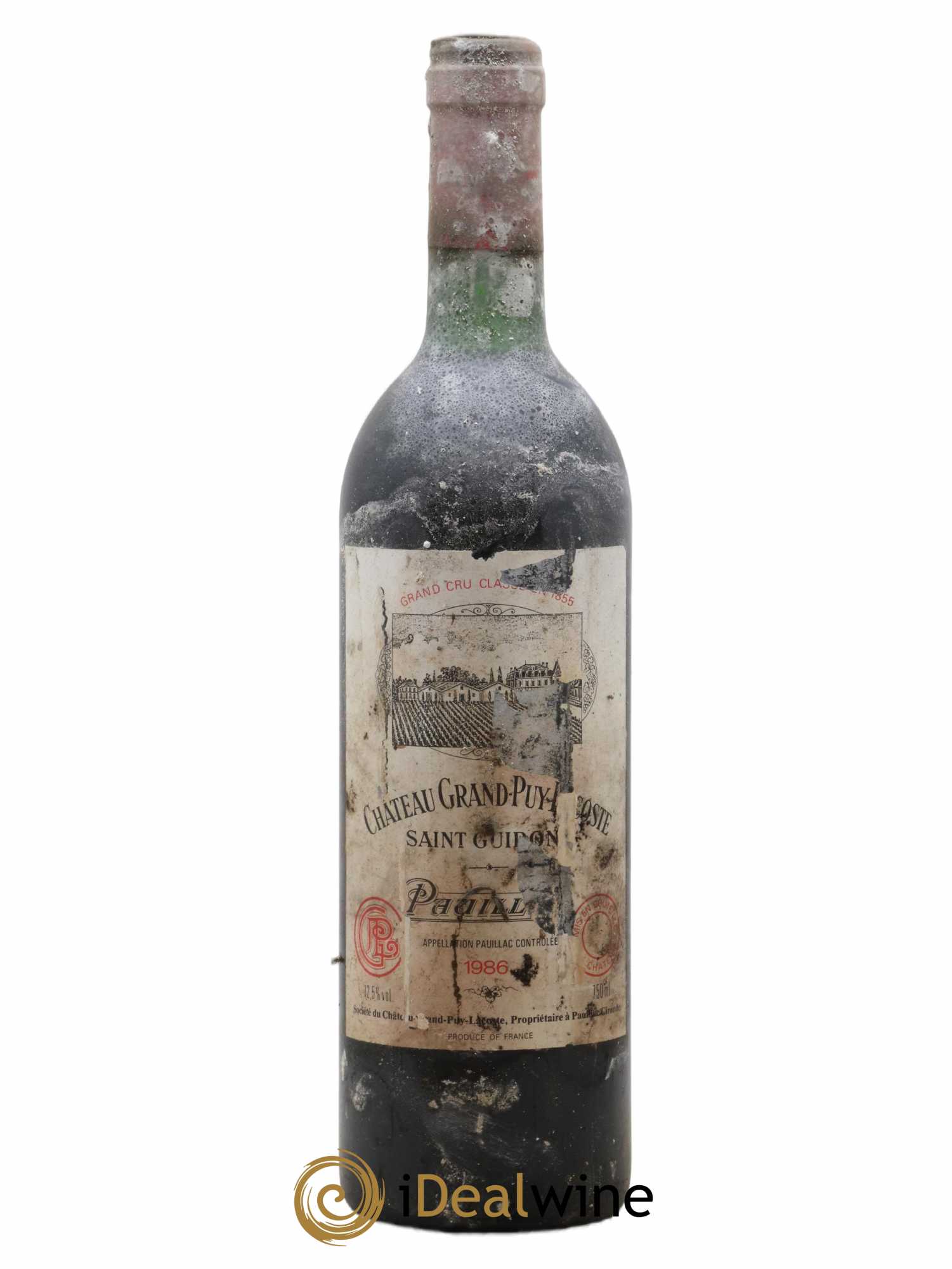 Château Grand Puy Lacoste 5ème Grand Cru Classé 1986 - Lot de 1 bouteille - 0