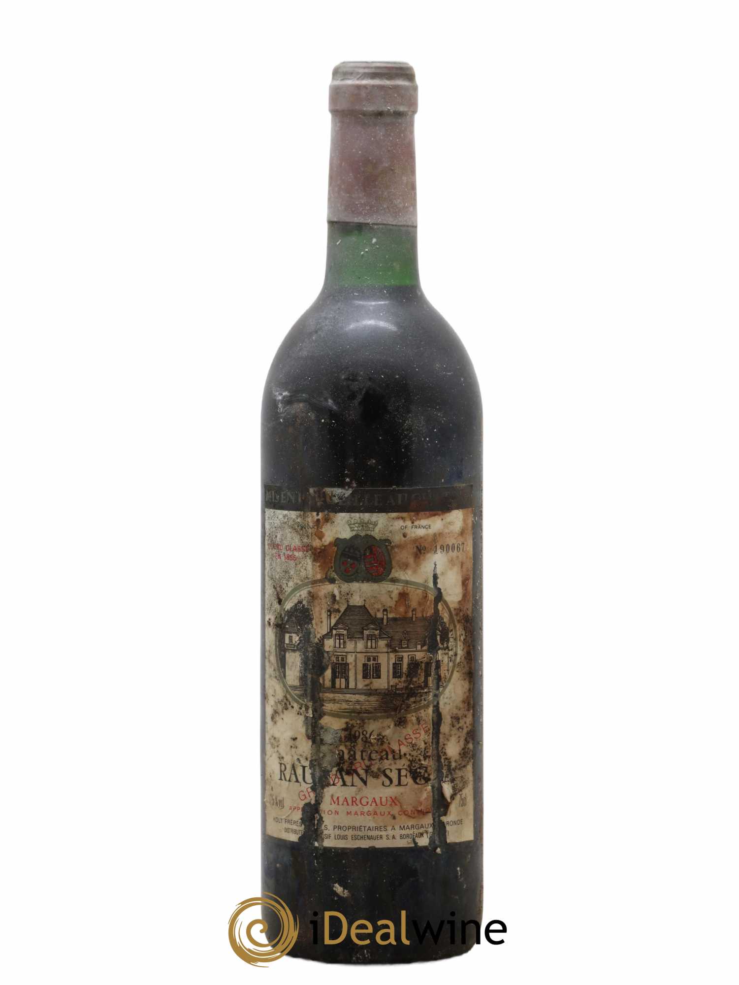 Château Rauzan Ségla Grand Cru Classé 1986 - Lot de 1 bouteille - 0