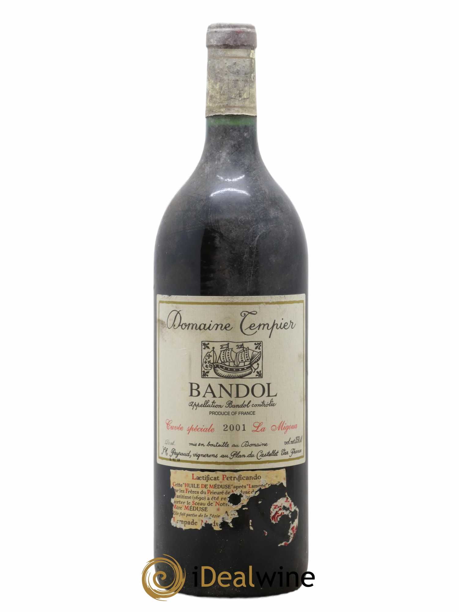Bandol Domaine Tempier Cuvée La Migoua Famille Peyraud 2001 - Lot de 1 magnum - 0