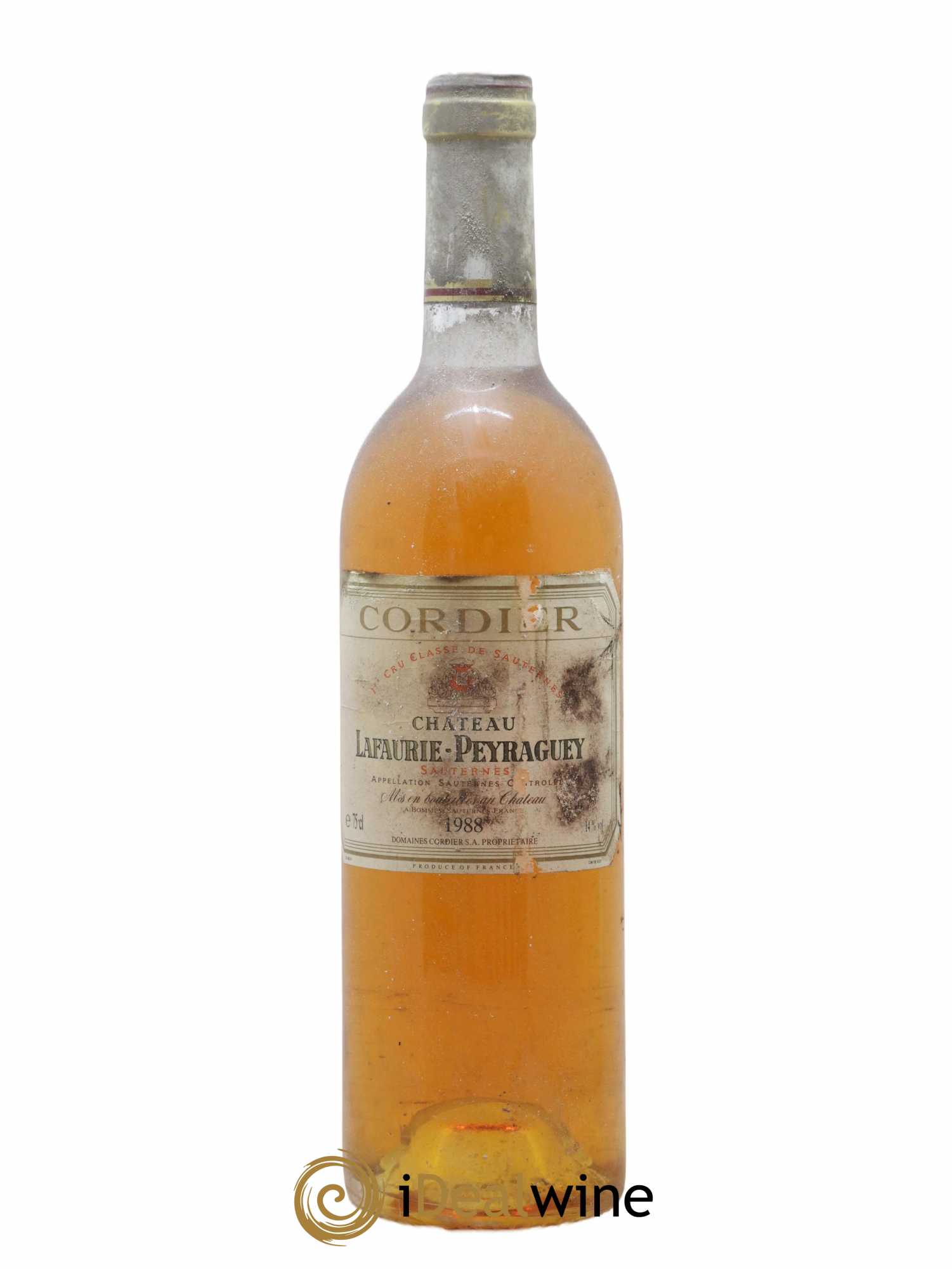 Château Lafaurie-Peyraguey 1er Grand Cru Classé 1988 - Posten von 1 Flasche - 0