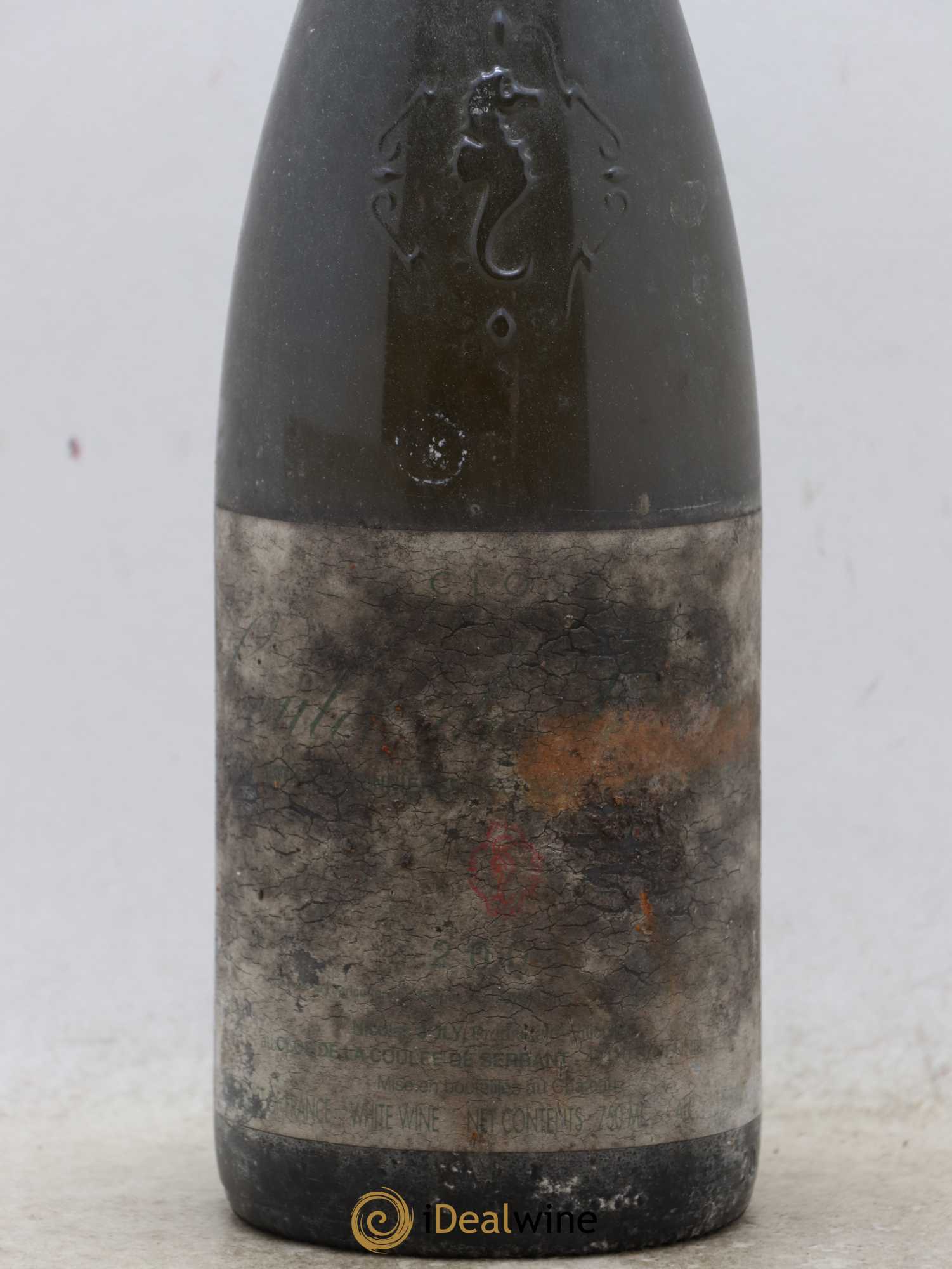 Savennières Clos de la Coulée de Serrant Vignobles de la Coulée de Serrant - Nicolas Joly 2001 - Lot de 1 bouteille - 1