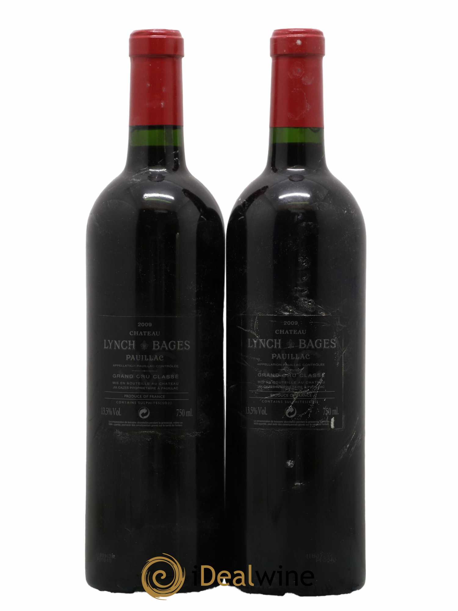 Château Lynch Bages 5ème Grand Cru Classé 2009 - Lot de 2 bouteilles - 1