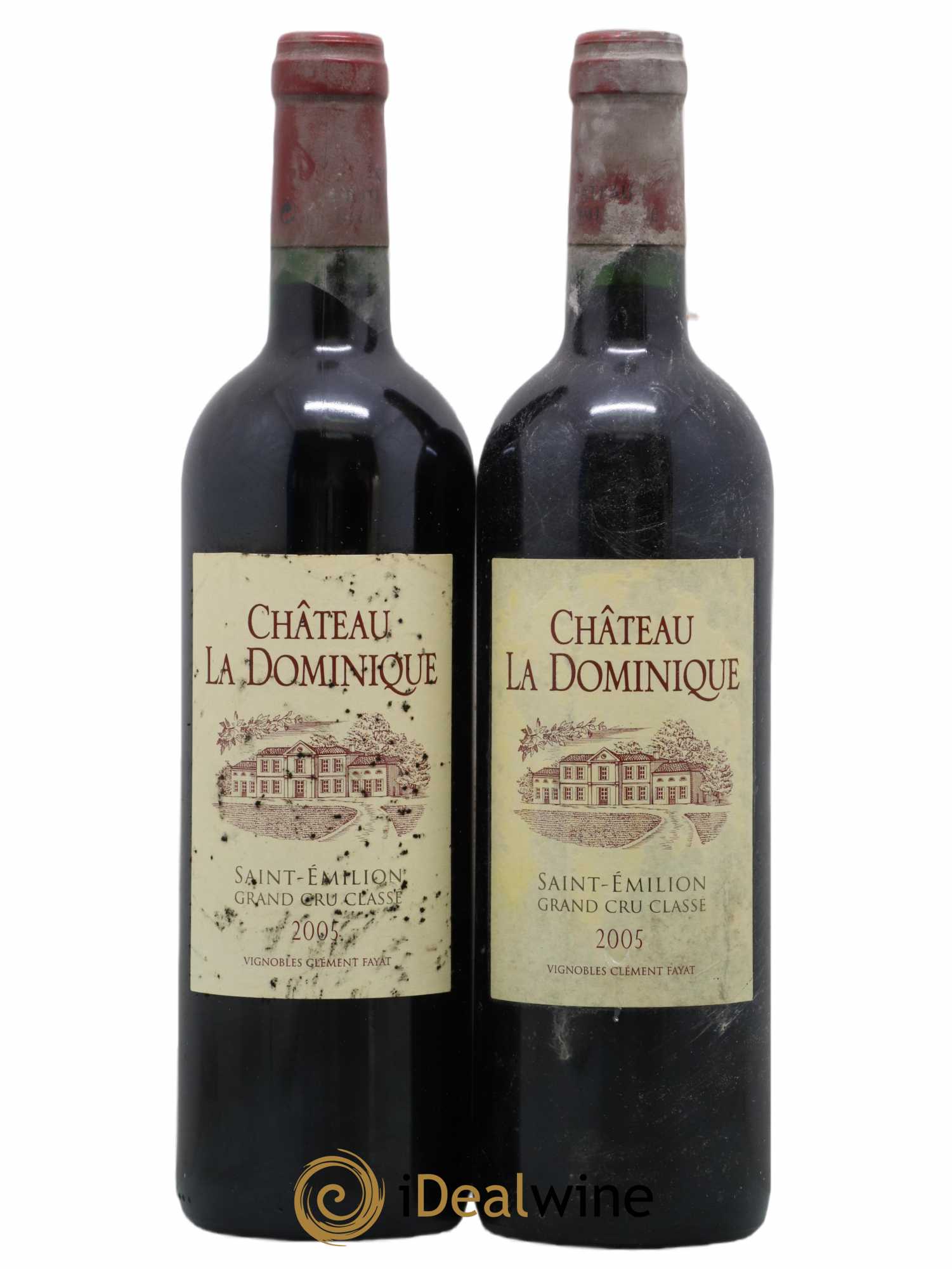 Château la Dominique Grand Cru Classé 2005 - Lot de 2 bouteilles - 0