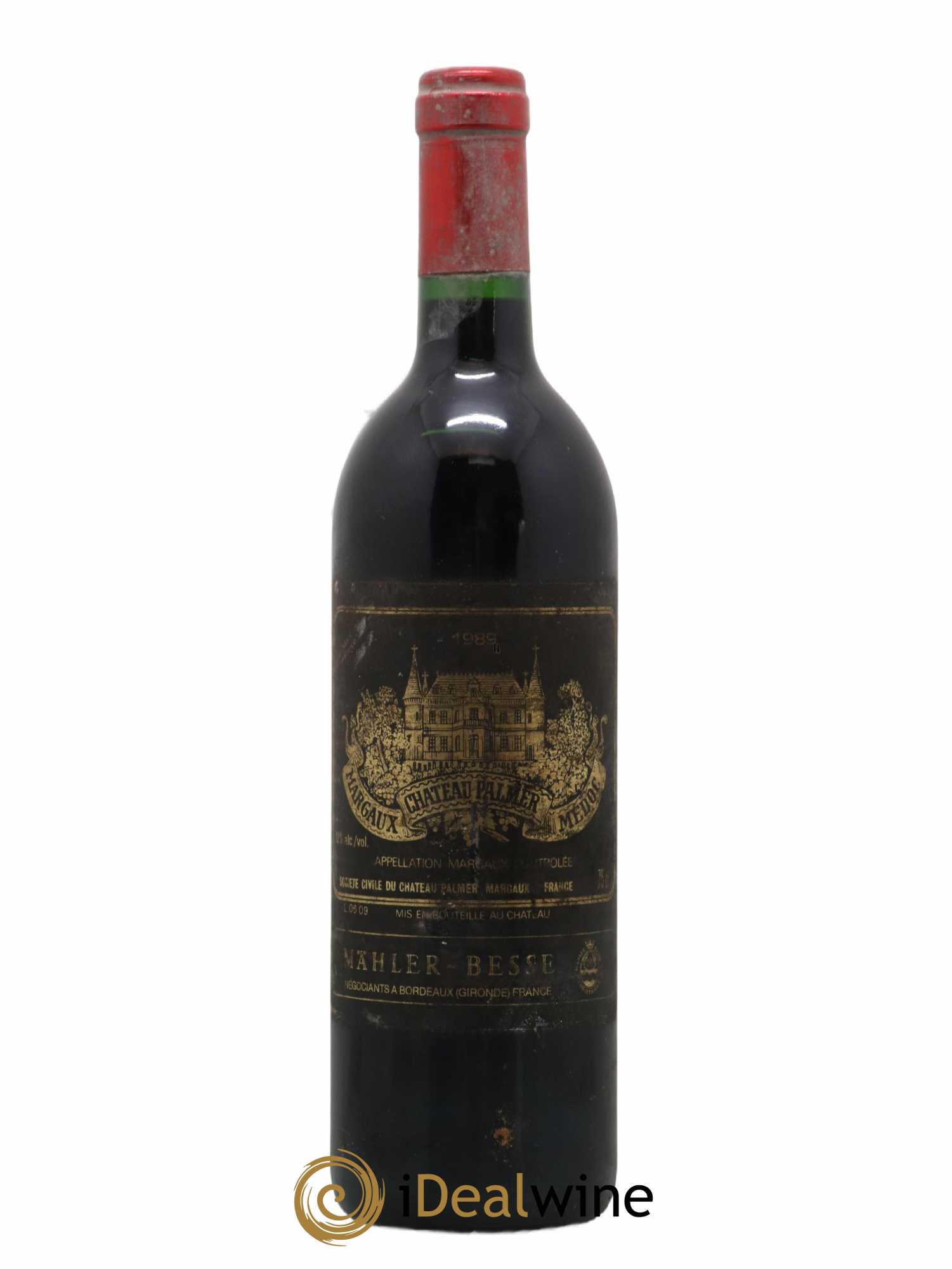 Château Palmer 3ème Grand Cru Classé 1989 - Lot de 1 bouteille - 0