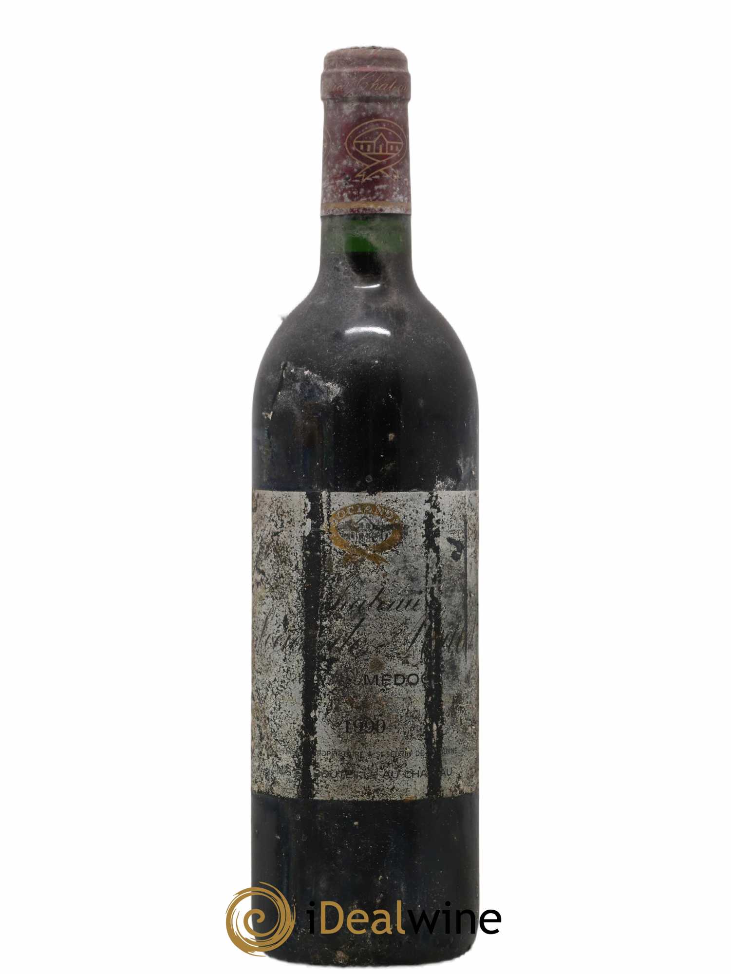 Château Sociando Mallet 1990 - Lot de 1 bouteille - 0