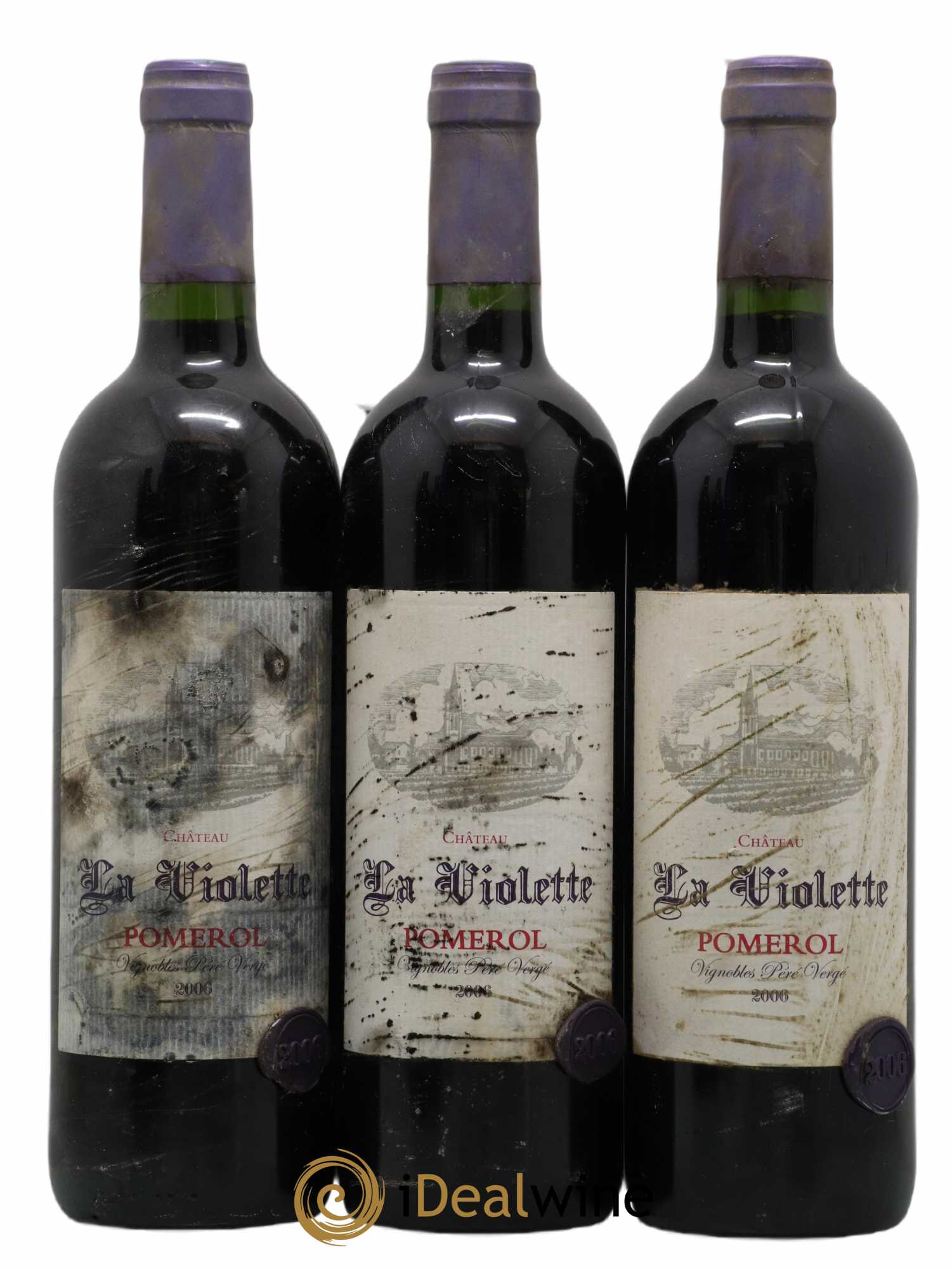 Château la Violette 2006 - Lot de 3 bouteilles - 0