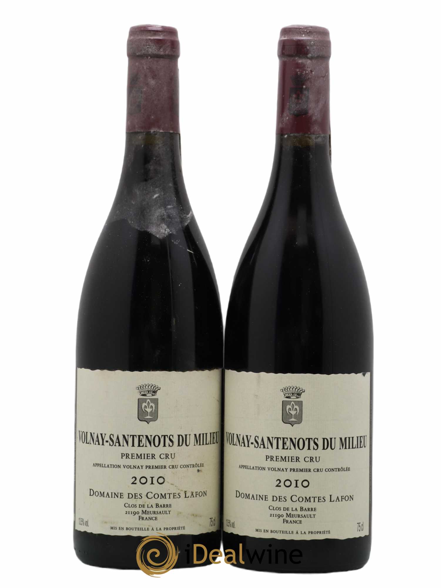 Volnay 1er Cru Santenots du Milieu Comtes Lafon (Domaine des) 2010 - Lot de 2 bouteilles - 0