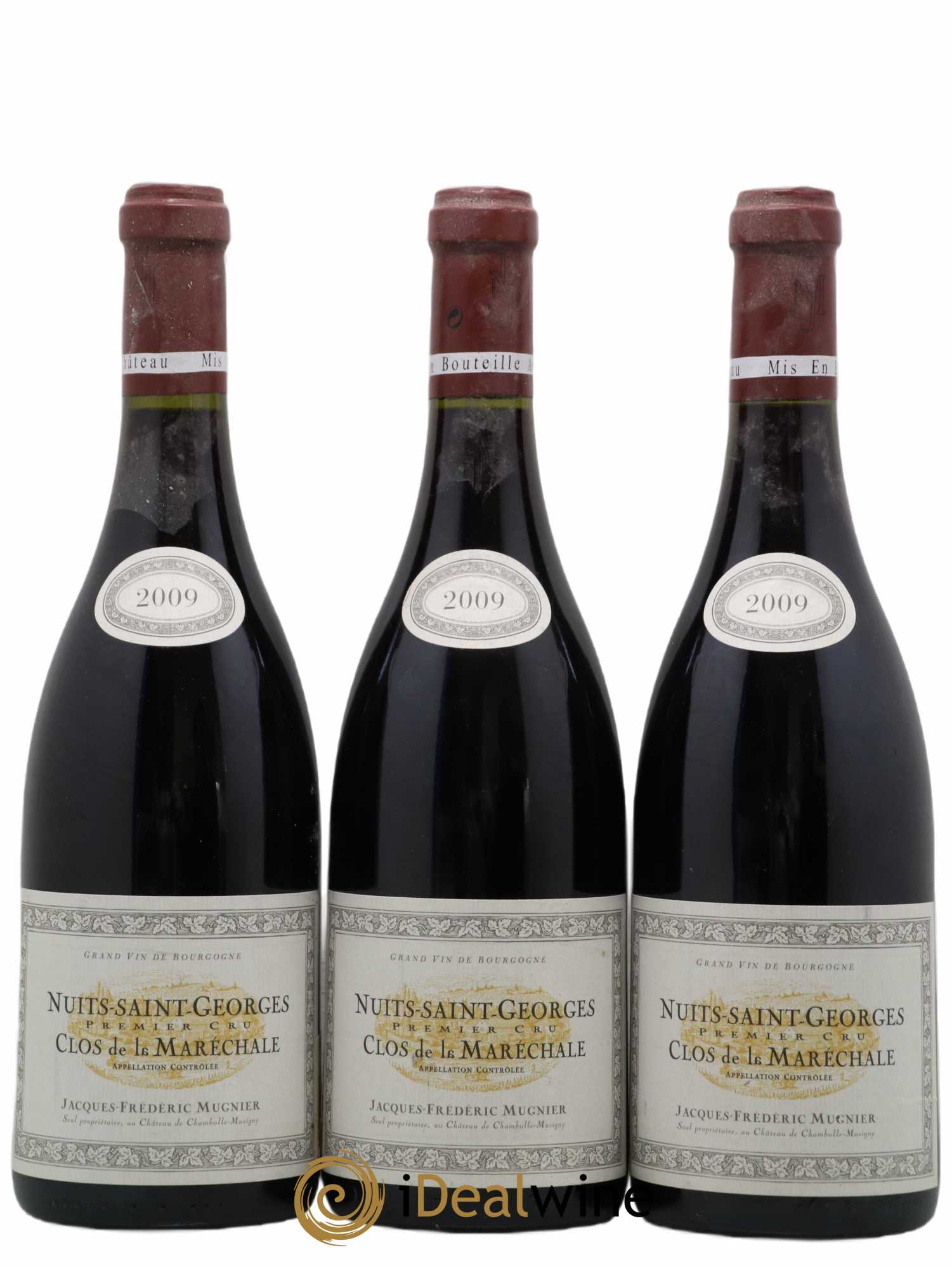 Nuits-Saint-Georges 1er Cru Clos de La Maréchale Jacques-Frédéric Mugnier 2009 - Lot de 3 bouteilles - 0