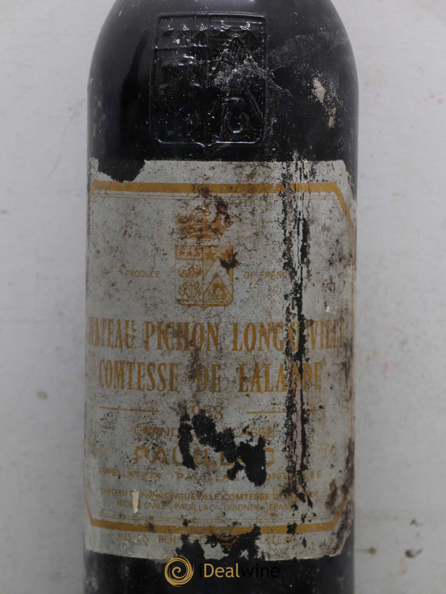 Château Pichon Longueville Comtesse de Lalande 2ème Grand Cru Classé 1988 - Lot de 4 bouteilles - 1