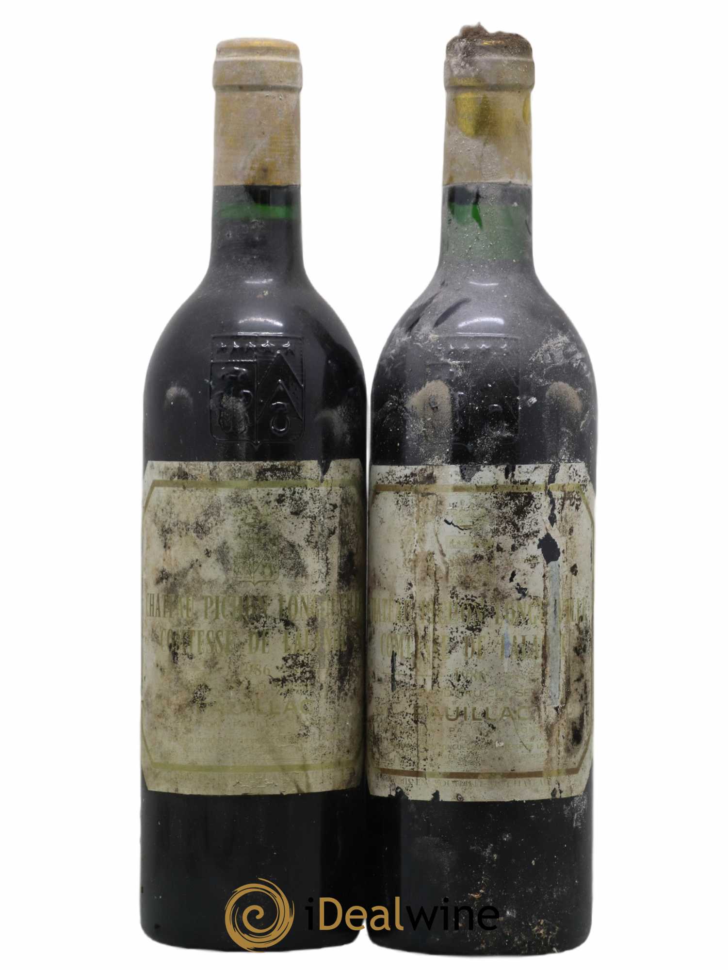 Château Pichon Longueville Comtesse de Lalande 2ème Grand Cru Classé 1986 - Lot de 2 bouteilles - 0