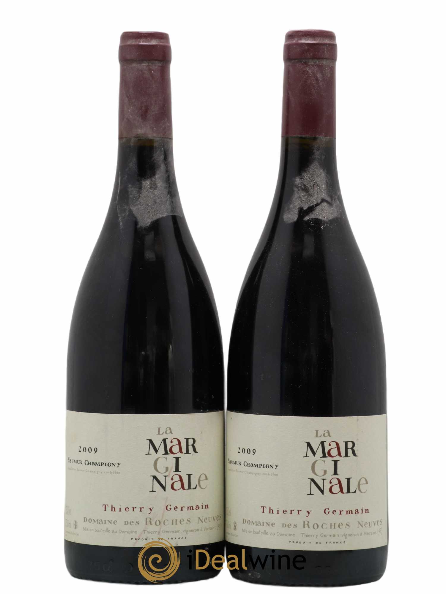 Saumur-Champigny La Marginale Domaine des Roches Neuves - Thierry Germain 2009 - Lot de 2 bouteilles - 0