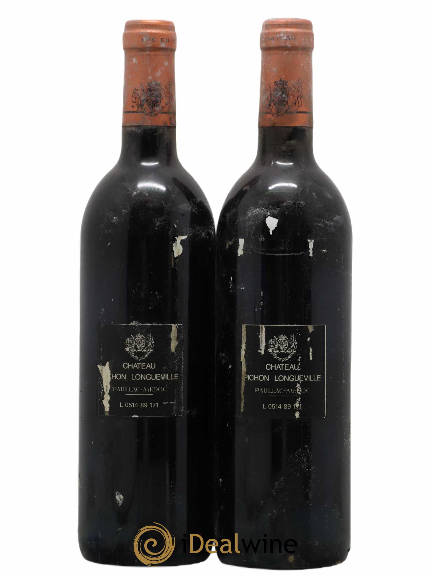 Pichon Longueville Baron 2ème Grand Cru Classé 1989 - Lot de 2 bouteilles - 1