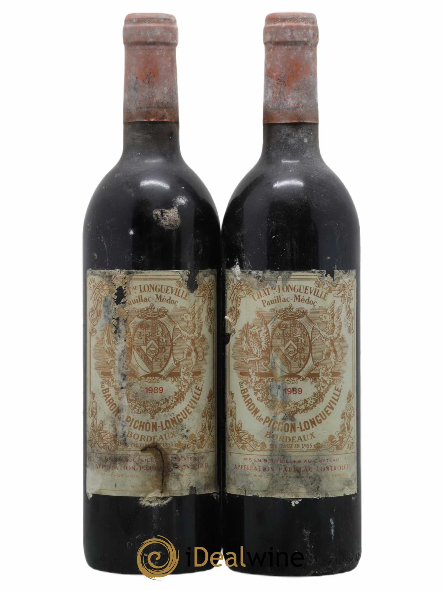 Pichon Longueville Baron 2ème Grand Cru Classé 1989 - Lot de 2 bouteilles - 0
