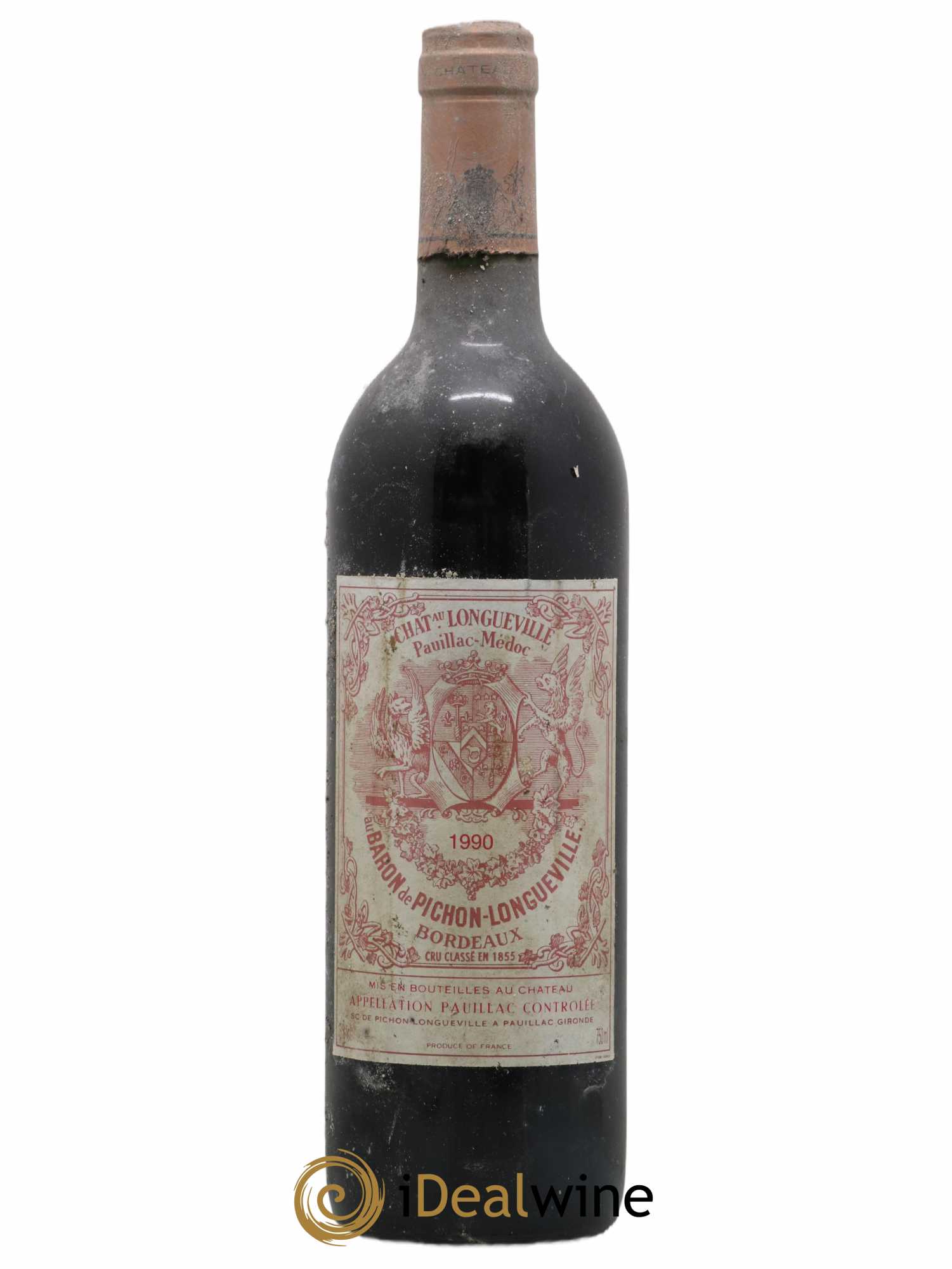 Pichon Longueville Baron 2ème Grand Cru Classé 1990 - Lot de 1 bouteille - 0