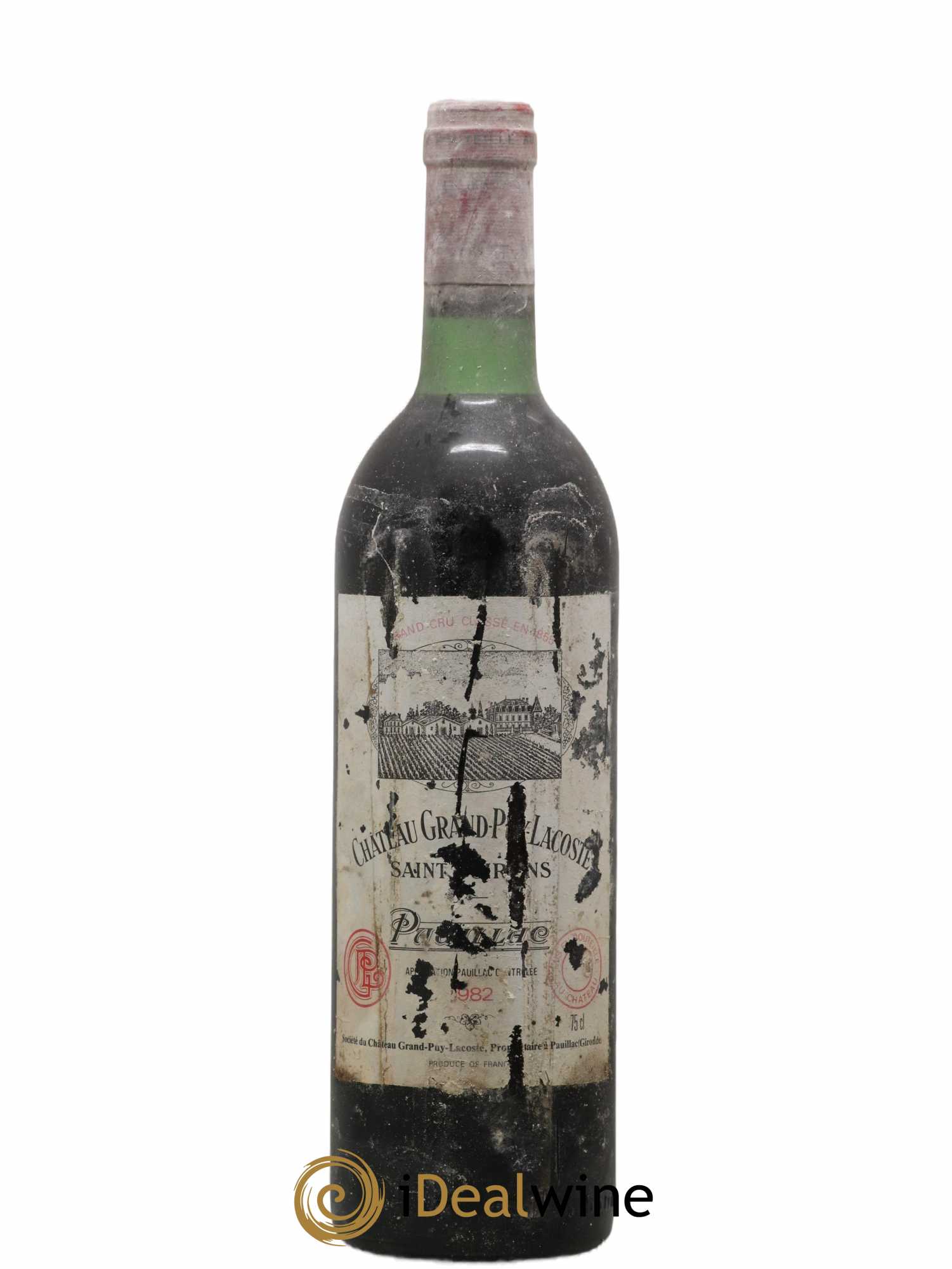 Château Grand Puy Lacoste 5ème Grand Cru Classé 1982 - Lot de 1 bouteille - 0