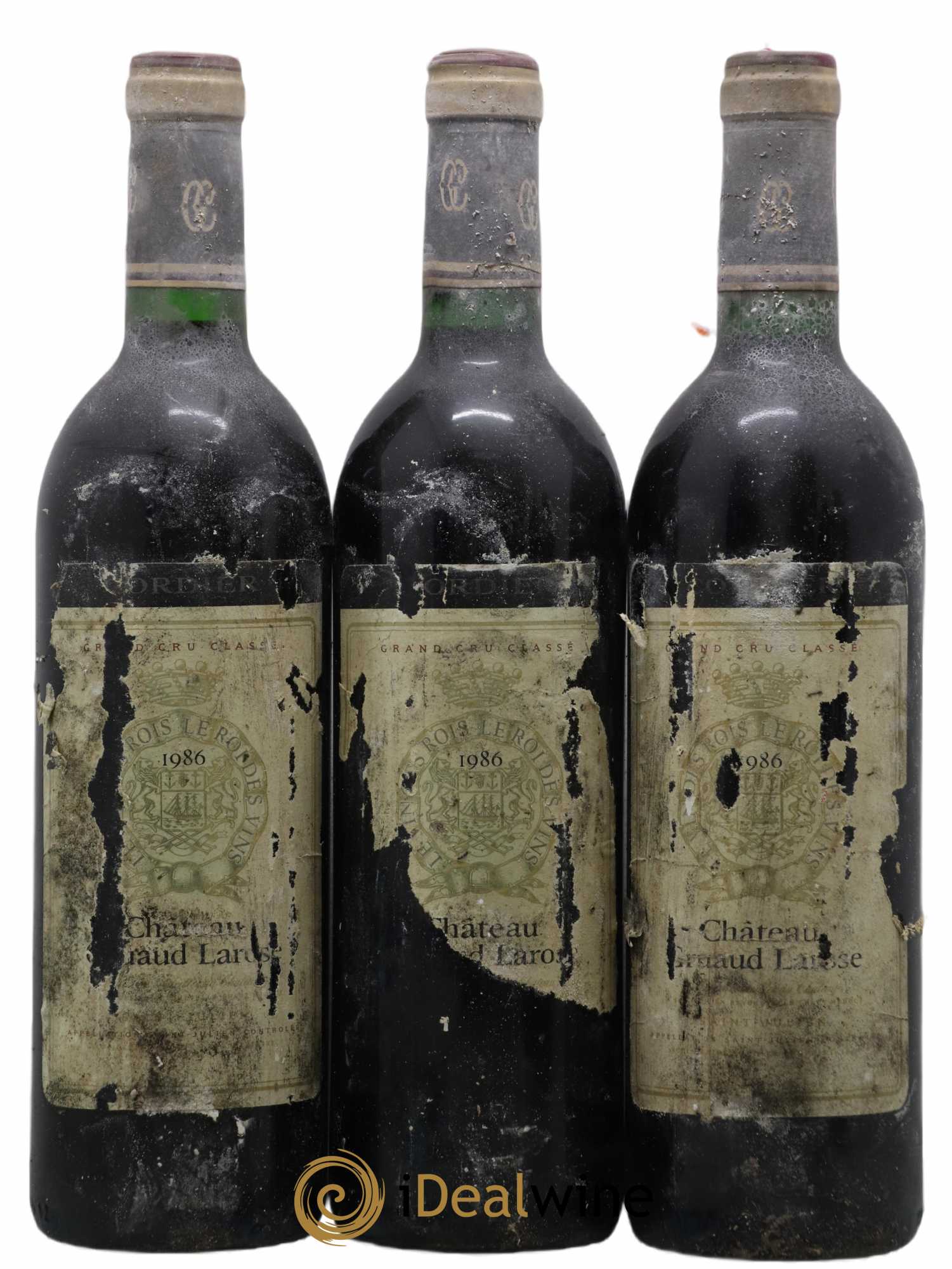 Château Gruaud Larose 2ème Grand Cru Classé 1986 - Lot de 3 bouteilles - 0