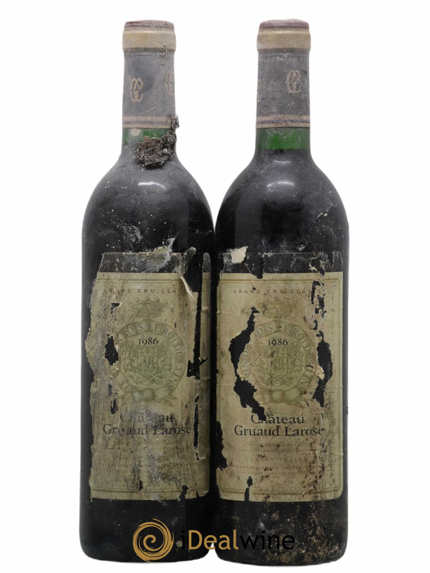 Château Gruaud Larose 2ème Grand Cru Classé 1986 - Lot de 2 bouteilles - 0